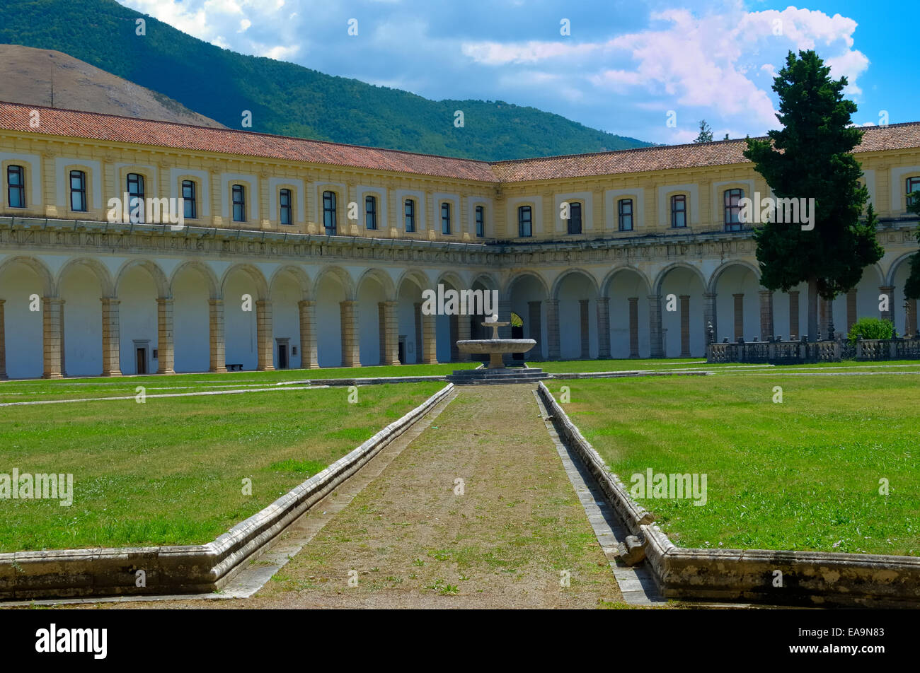 Certosa di San Lorenzo à Padula - Italie Banque D'Images