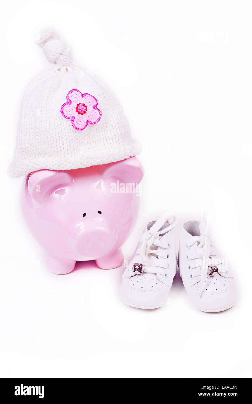 Chaussures blanc sur fond blanc Banque D'Images