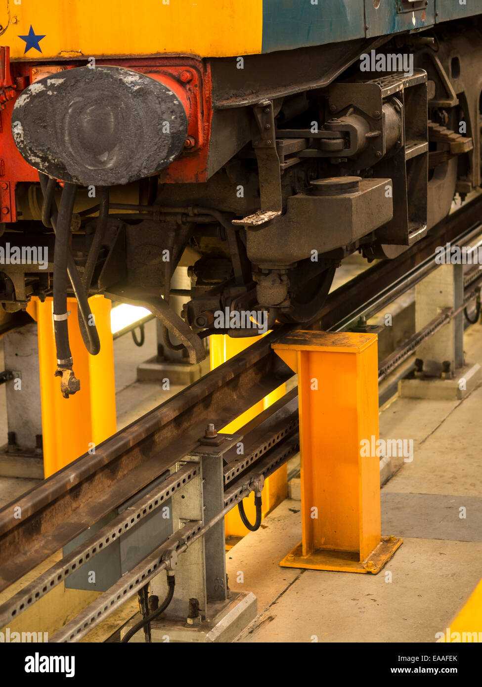 Au Parc Etches depot,Derby, Royaume-Uni Banque D'Images