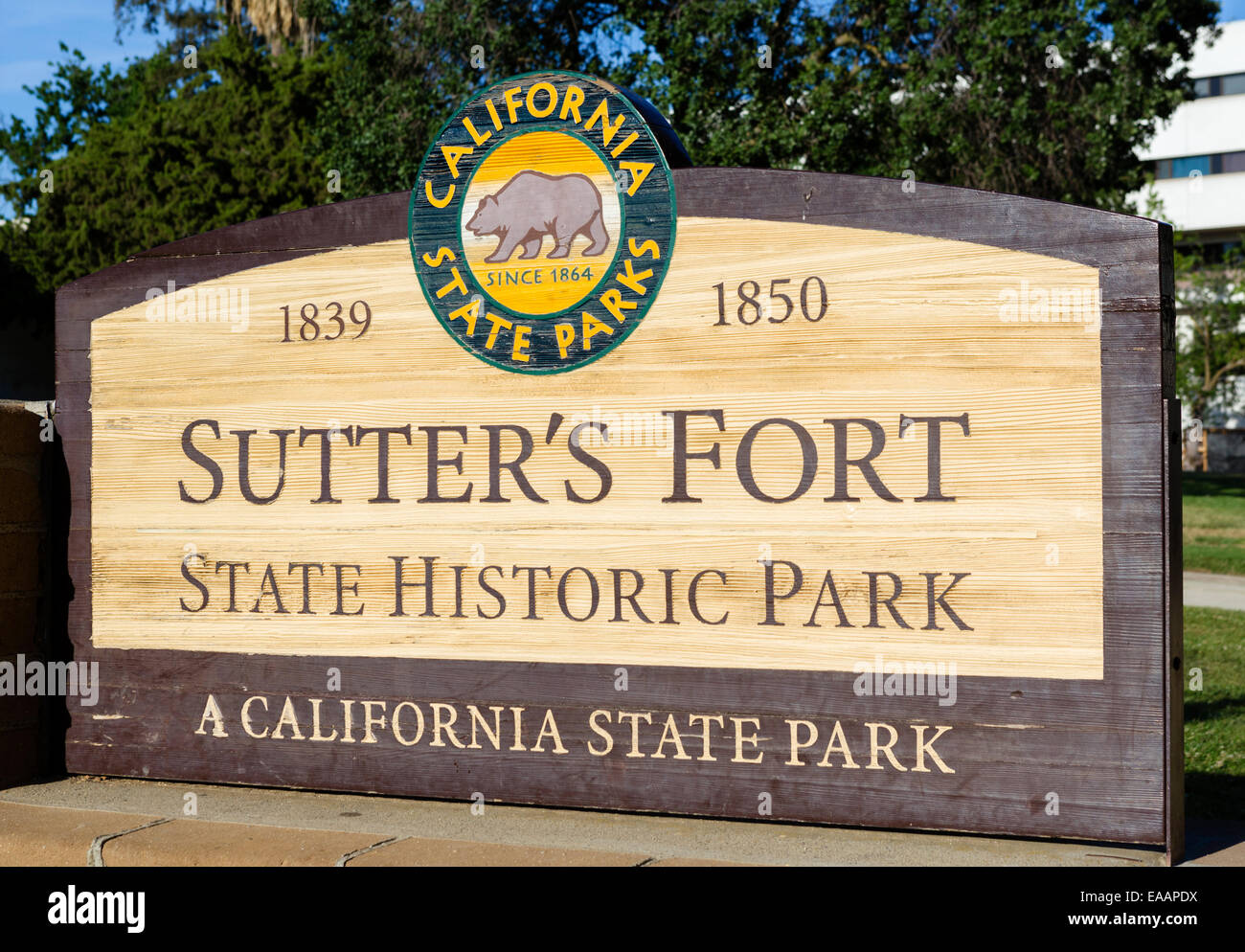 Sutter's Fort State Historic Park, Sacramento, Californie, USA Banque D'Images