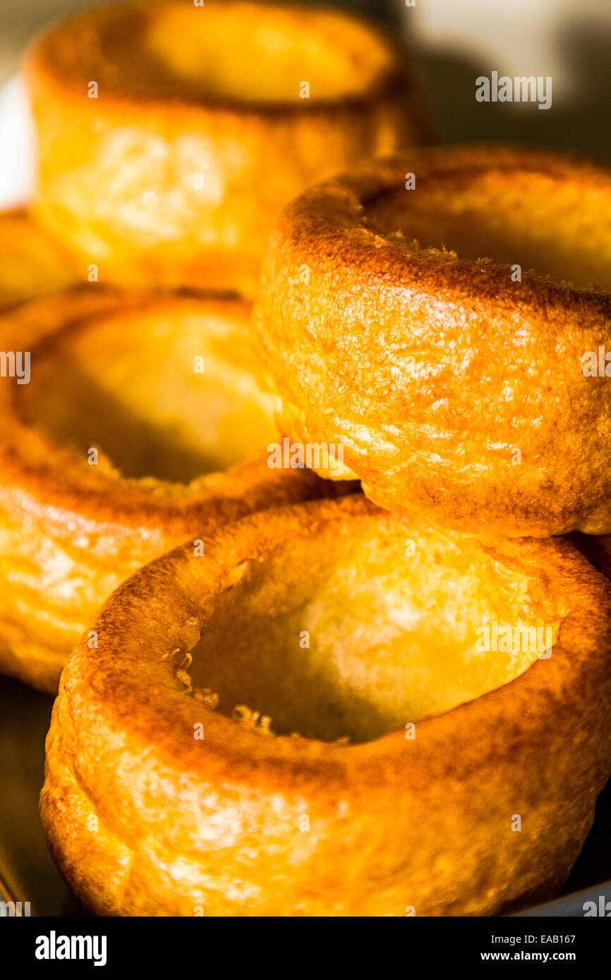 Yorkshire puddings faits maison Banque D'Images