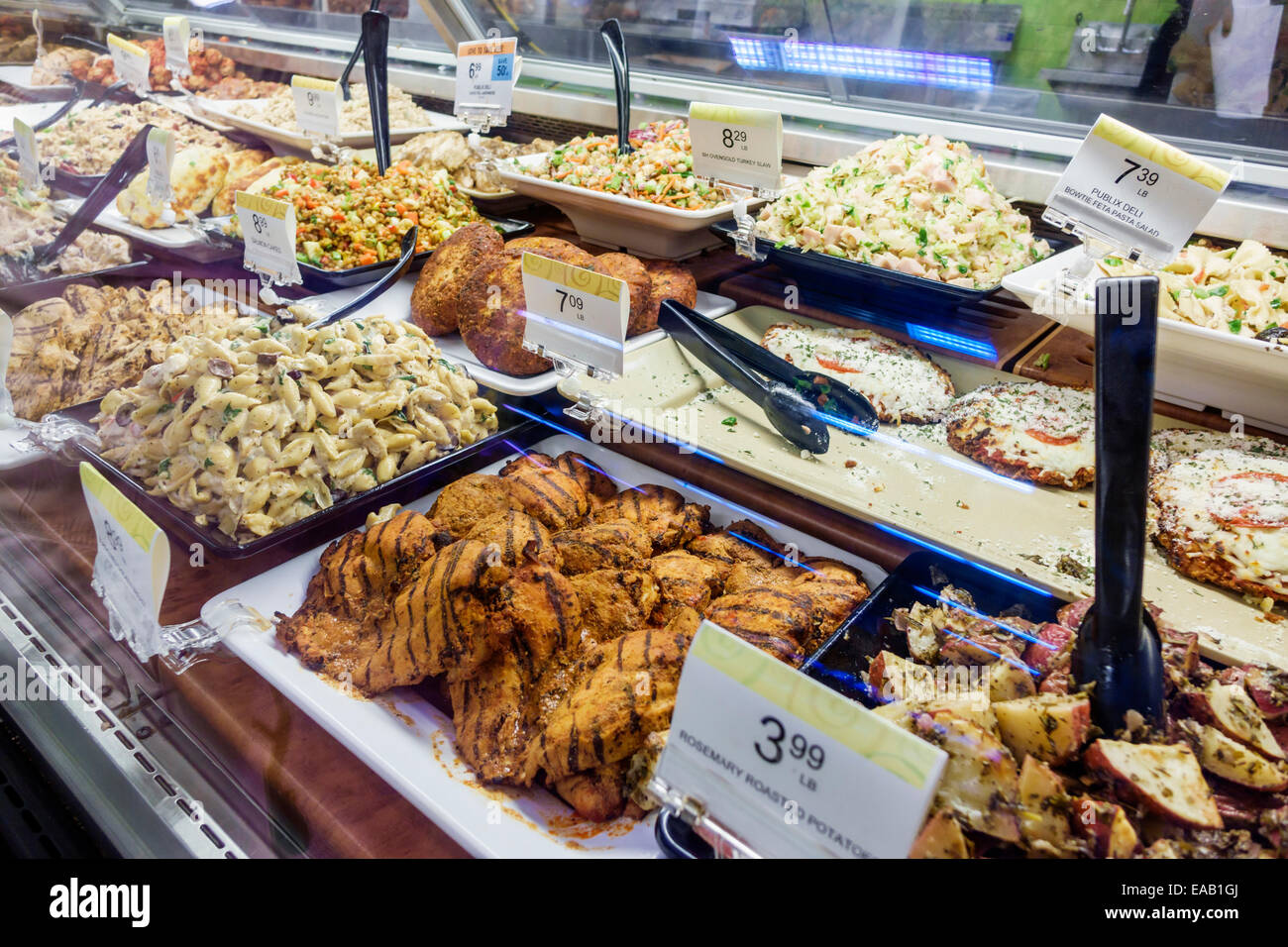 Miami Florida,Publix,épicerie,supermarché,alimentation,afficher les marques,vente,comptoir deli,FL140808118 Banque D'Images