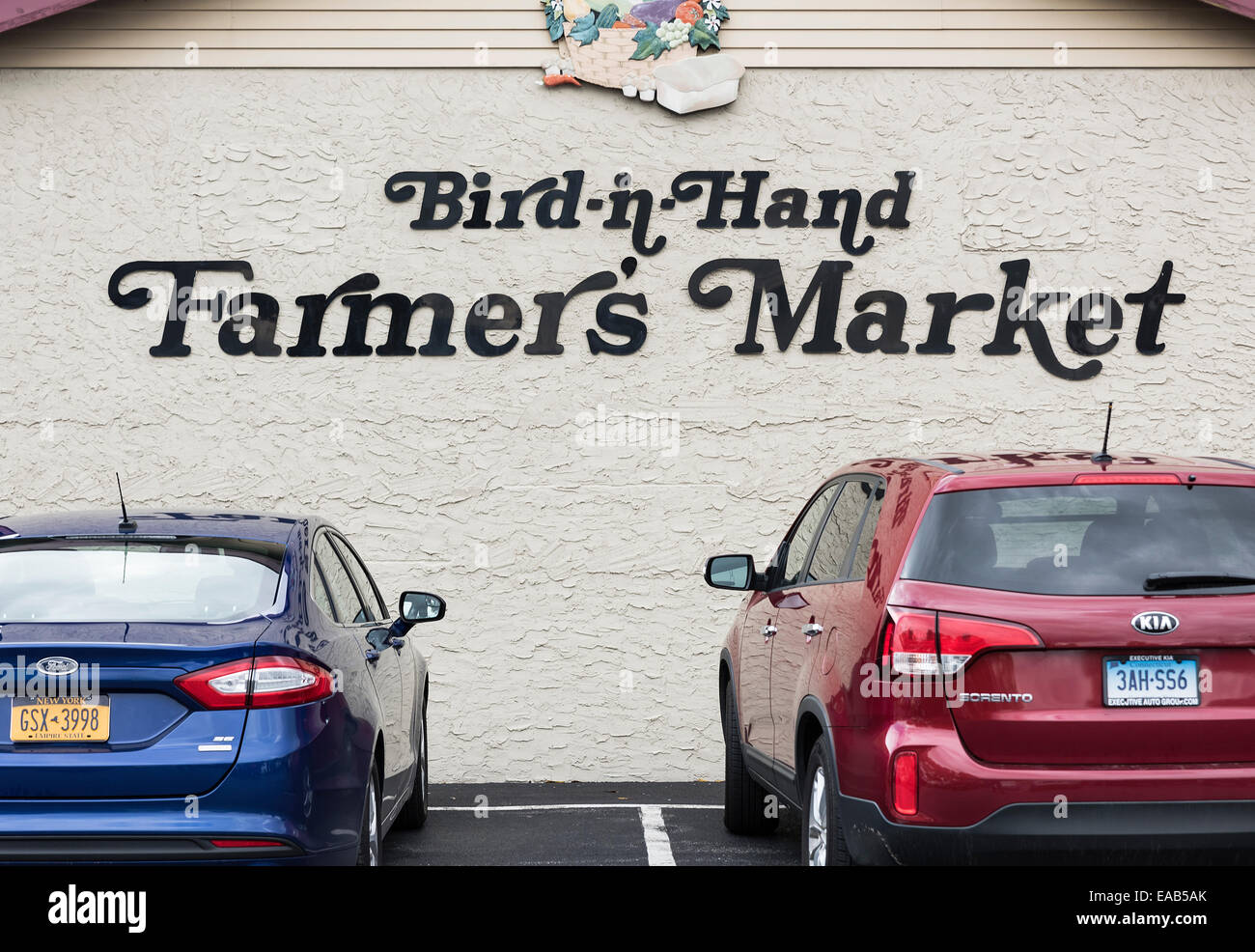 Bird in Hand Farmer's Market, New York, USA Banque D'Images