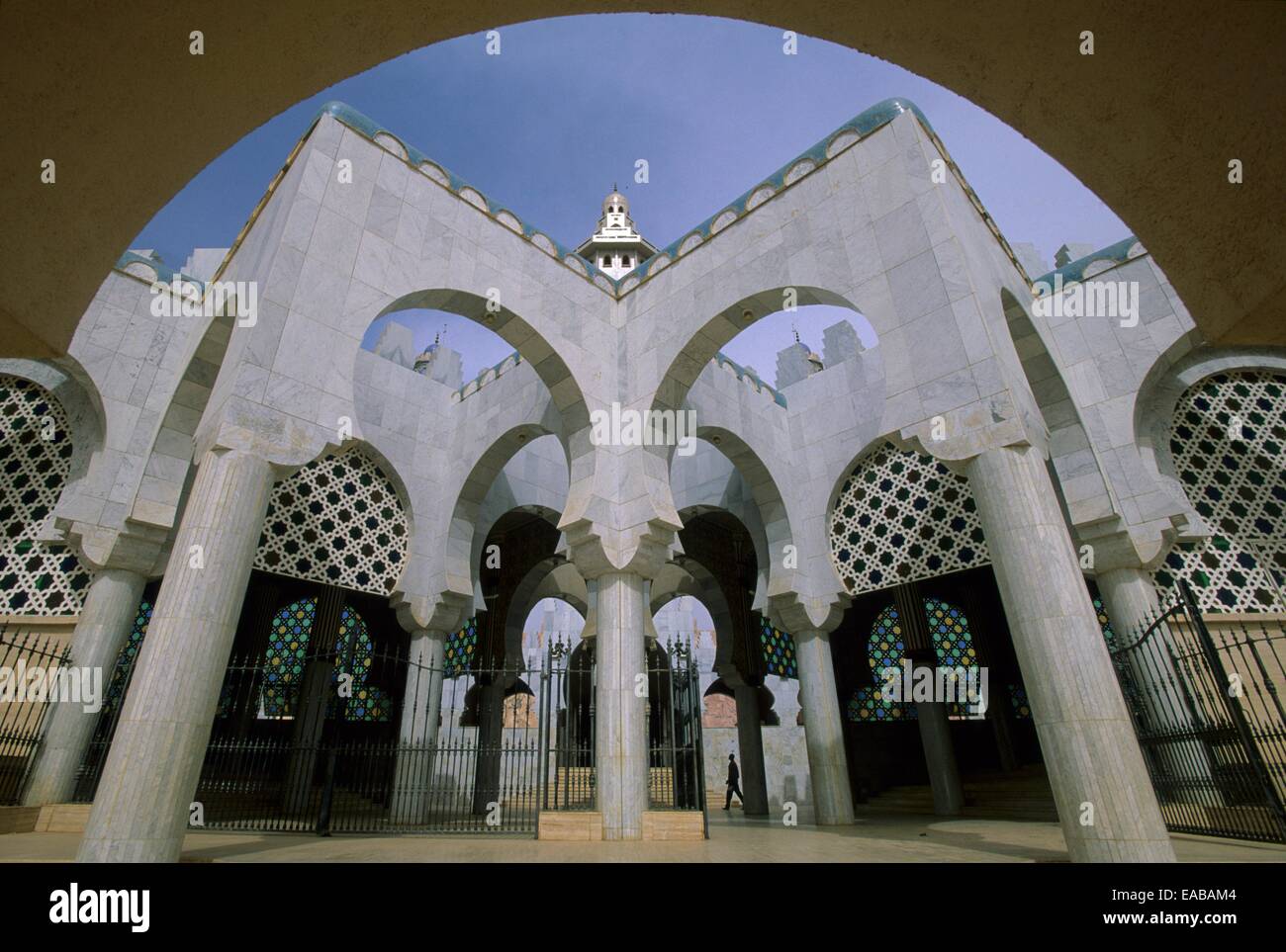Grande mosquée (Grande mosquée), Touba, au Sénégal, l'Afrique Banque D'Images