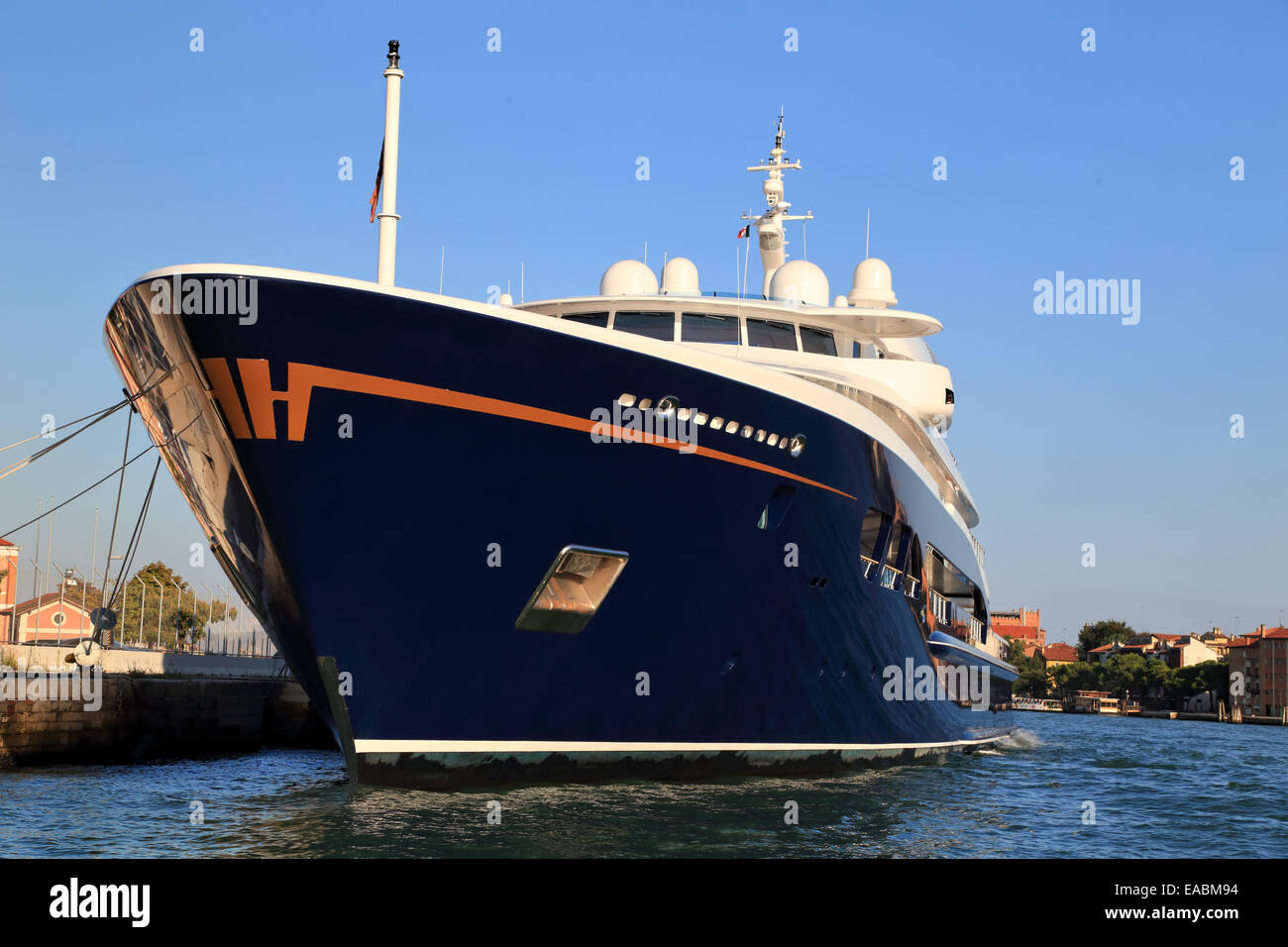 Carinthie Mega-Yacht VII, l'OMI 8994001, administré par Heidi Horten Banque D'Images