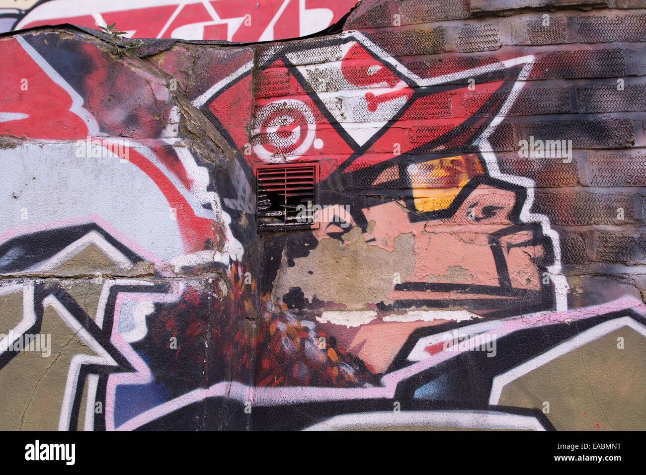 Street Art, Brighton Banque D'Images
