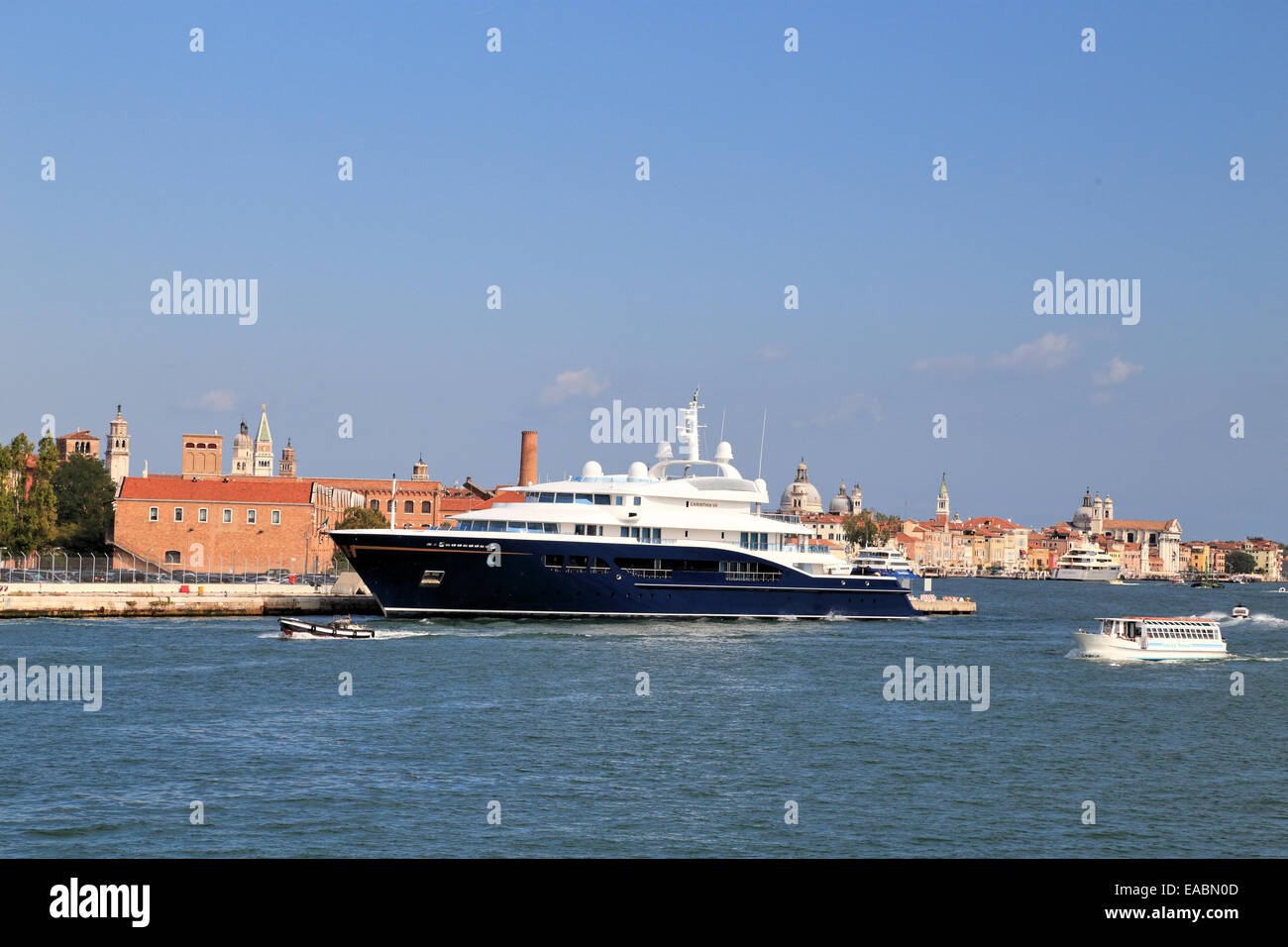 Carinthie Mega-Yacht VII, l'OMI 8994001, administré par Heidi Horten Banque D'Images