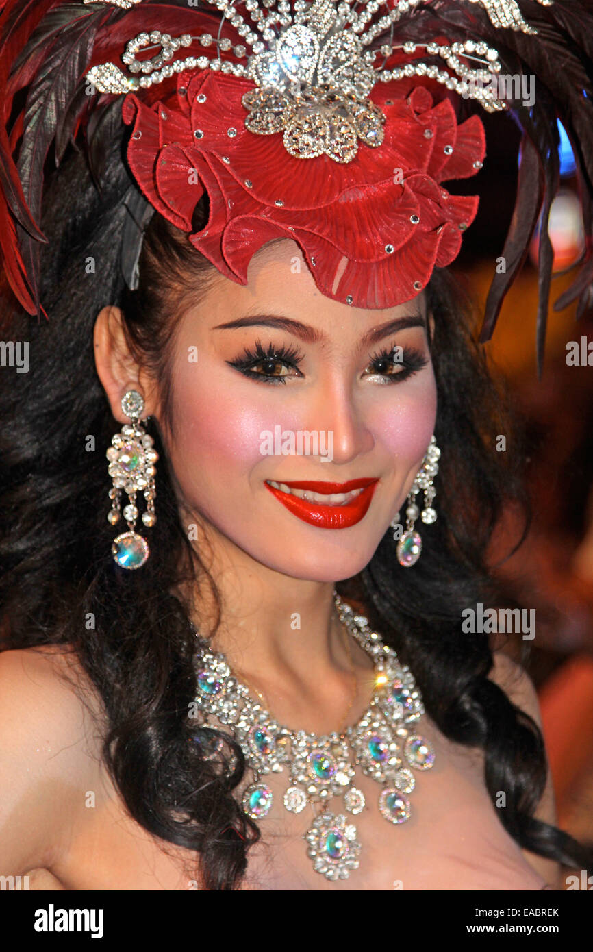 Déplacement à Pattaya, Thaïlande, Cabaret Alcazar Banque D'Images