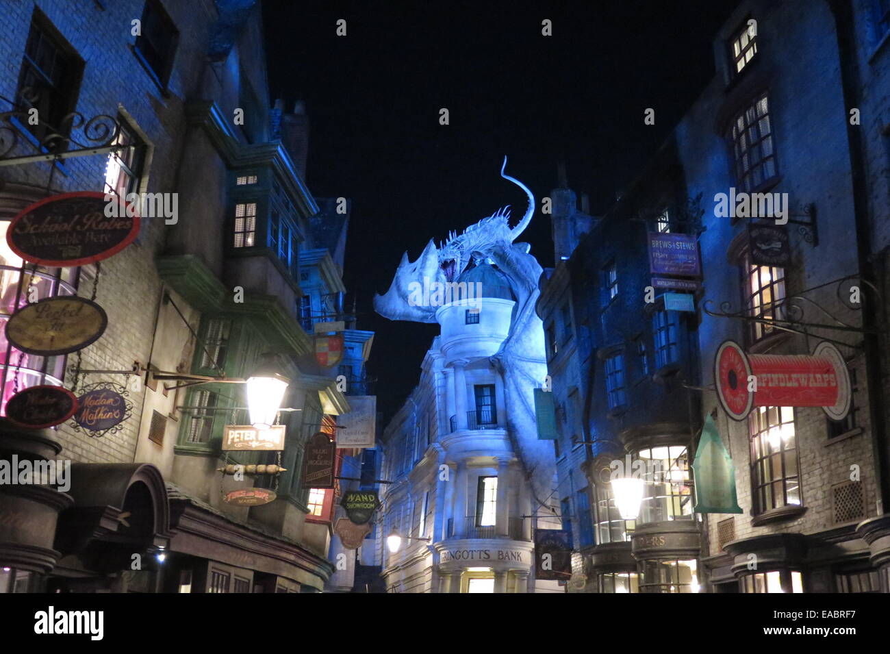 Le chemin de traverse Universal Studios Florida Banque D'Images