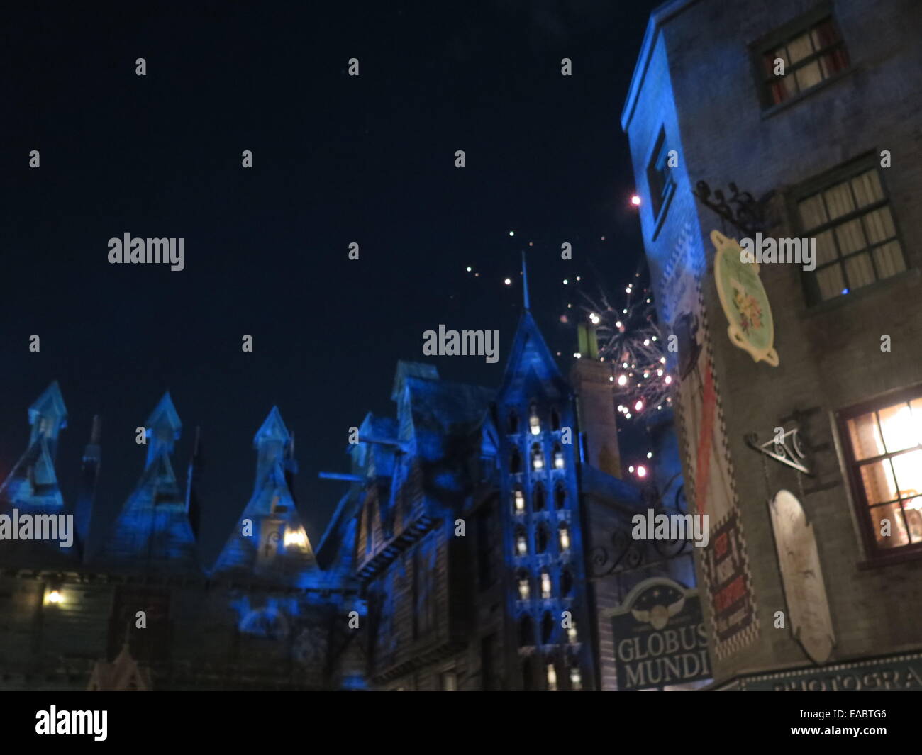 Le chemin de traverse Universal Studios Florida Banque D'Images
