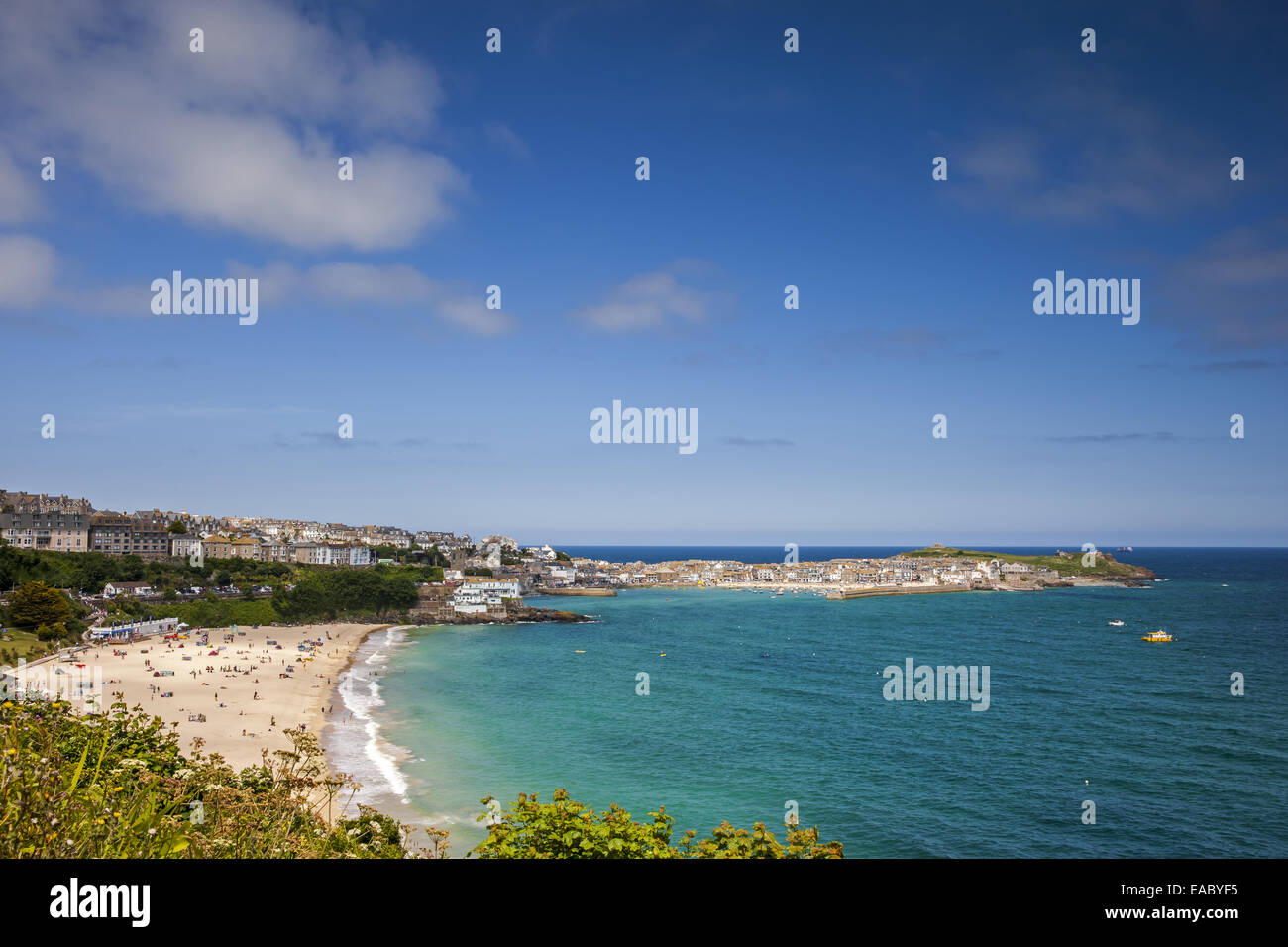 La plage de Porthminster, St Ives, Cornwall Banque D'Images