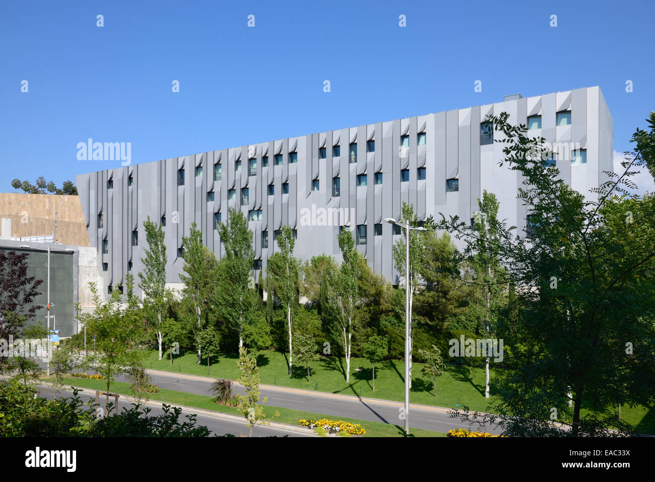 Conservatoire de musique, École de musique ou Conservatoire Darius Milhaud par Kengo Kuma Aix-en-Provence France Banque D'Images