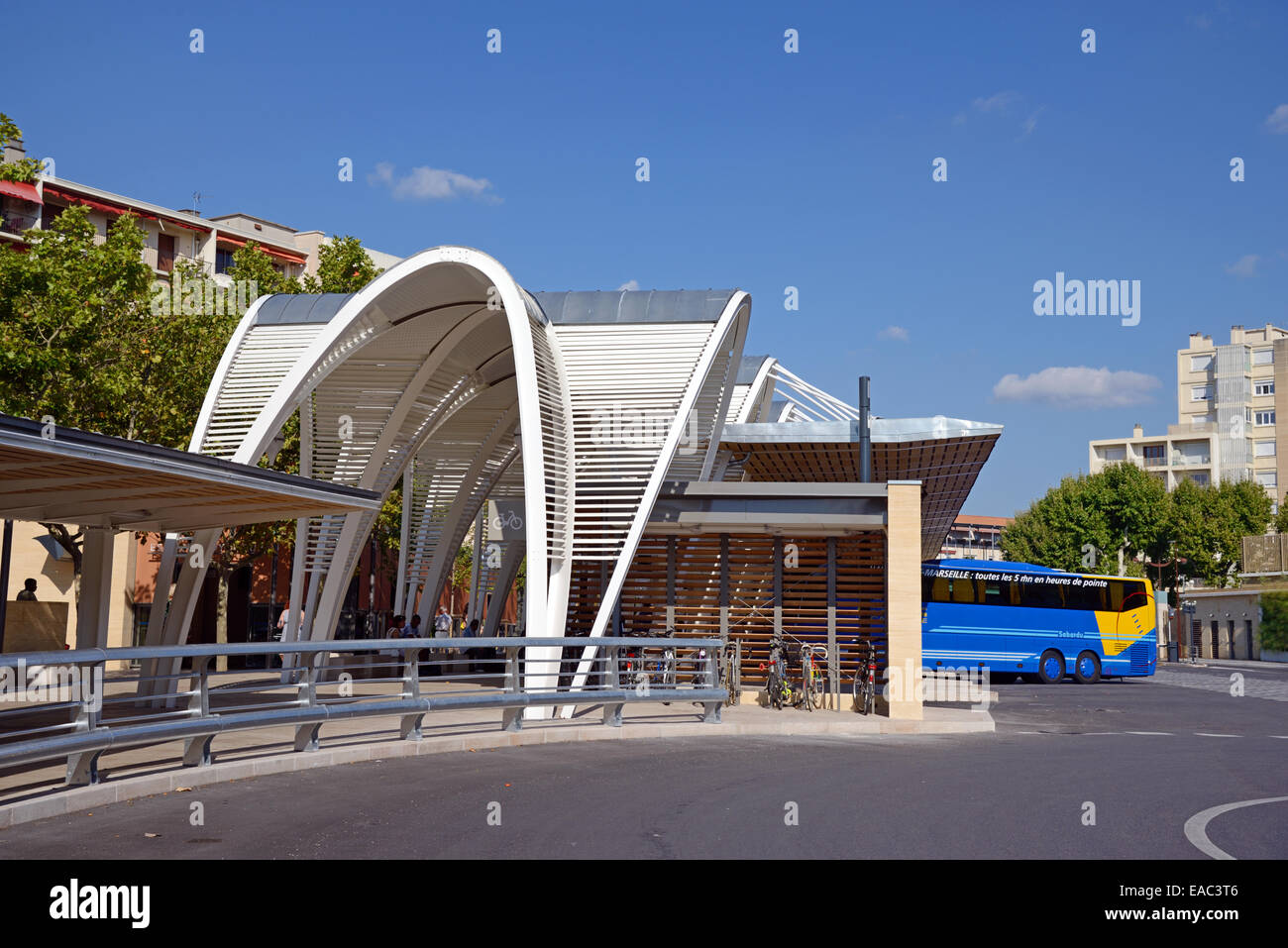 Aix en bus Banque de photographies