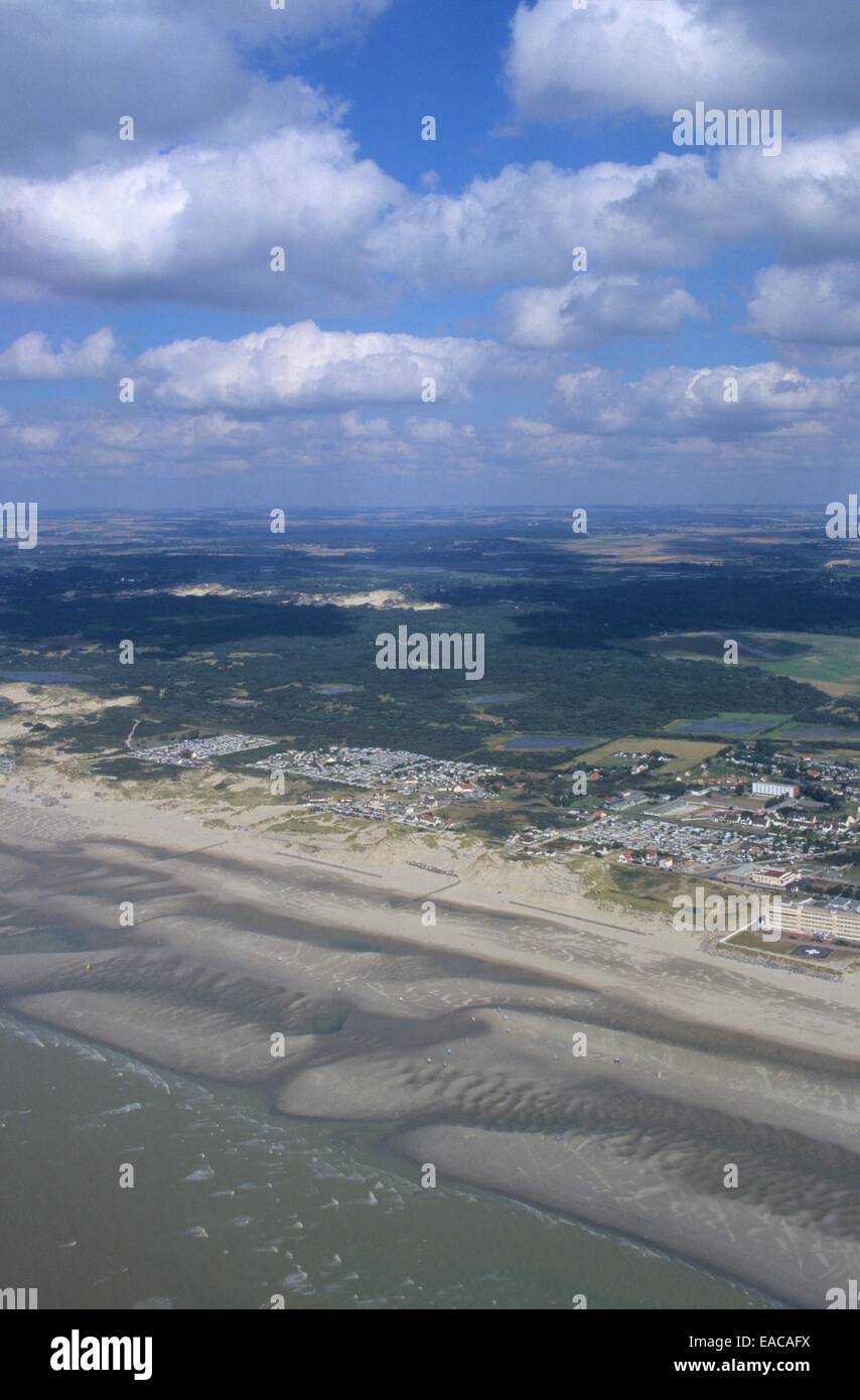 North Beach sur la côte d'Opale, Berk, Nord Pas-de-Calais, France Banque D'Images