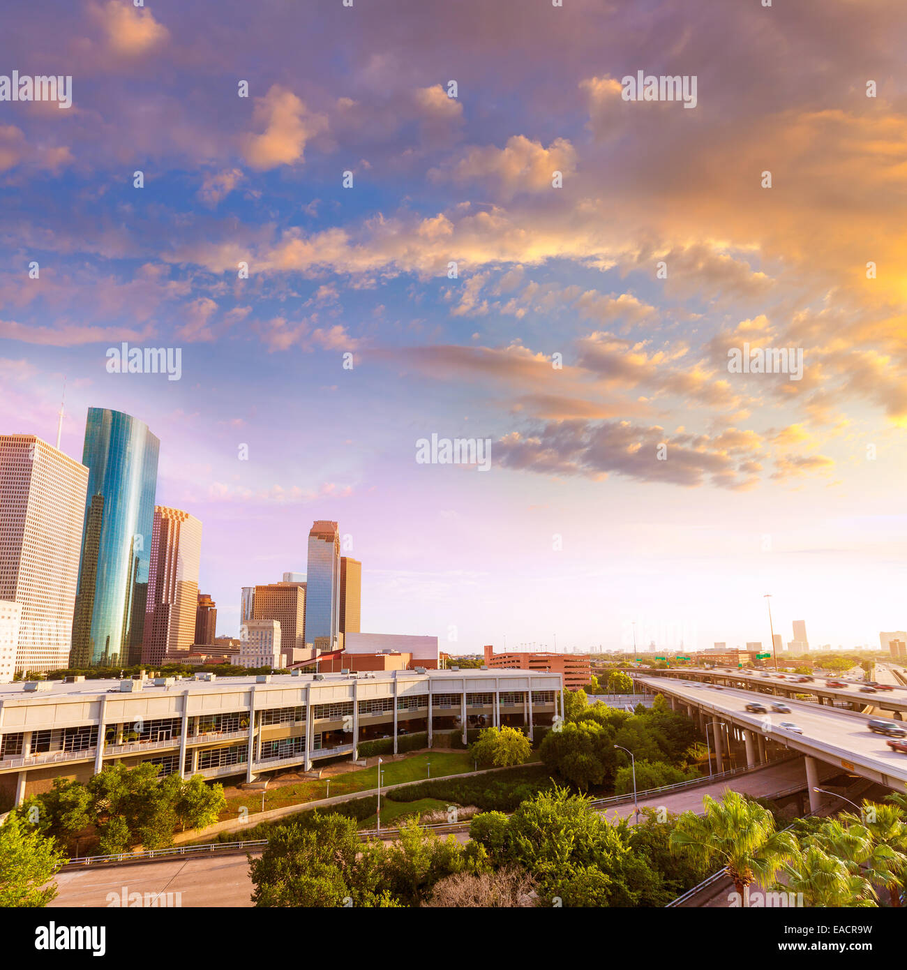 Centre ville de houston Banque de photographies et d’images à haute