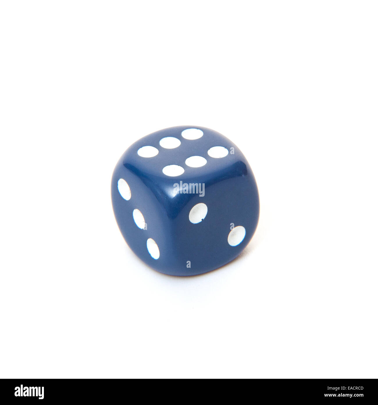 Lot De 5 Dés 6 Faces – Bleu Transparent, 16 Mm, Acrylique – Pour Jeux De Société, Soirées, Animations Ludiques