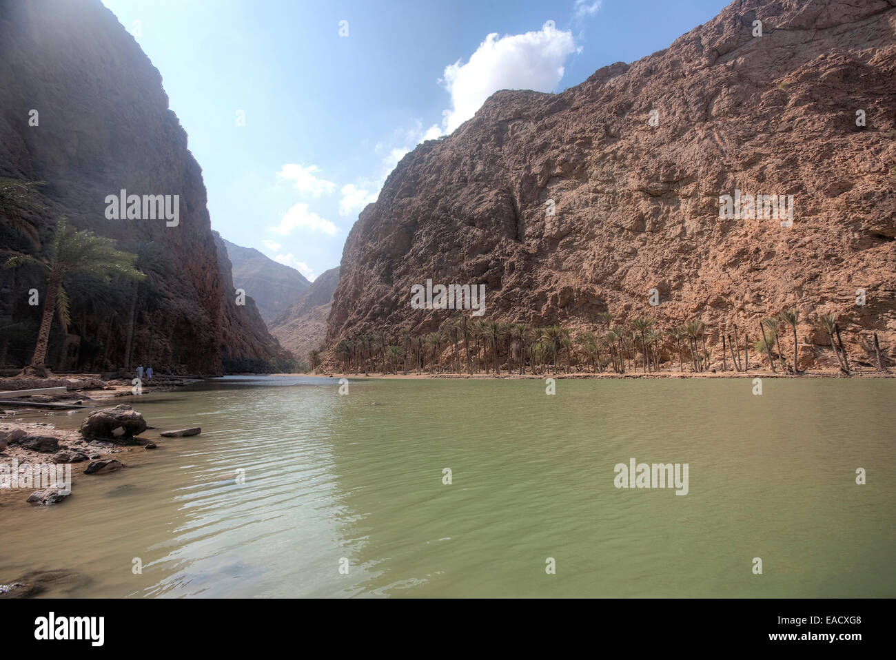 Wadi Al Shaab, Shaab, Oman Banque D'Images