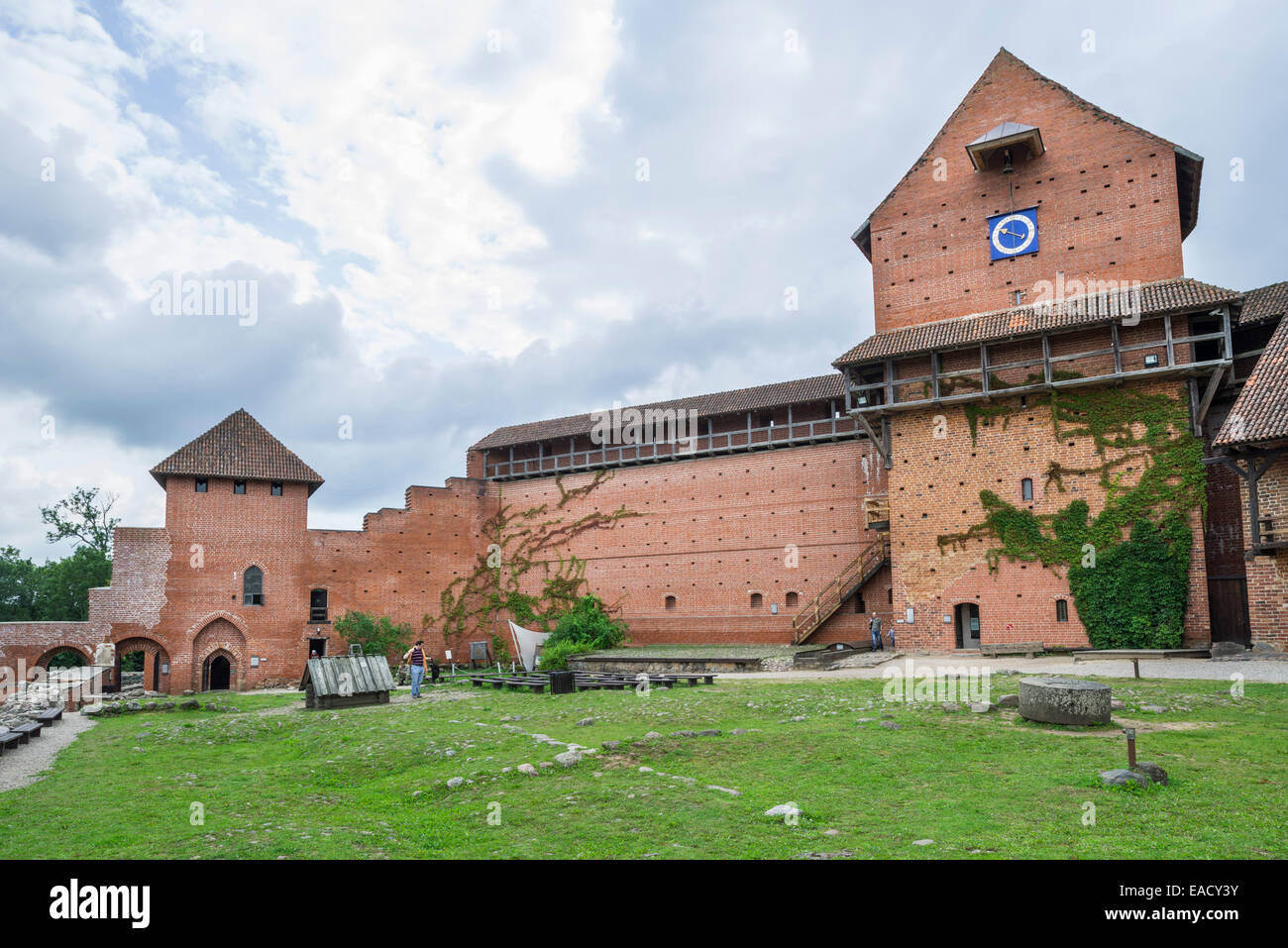 Le Château de Turaida Sigulda, Lettonie, Banque D'Images