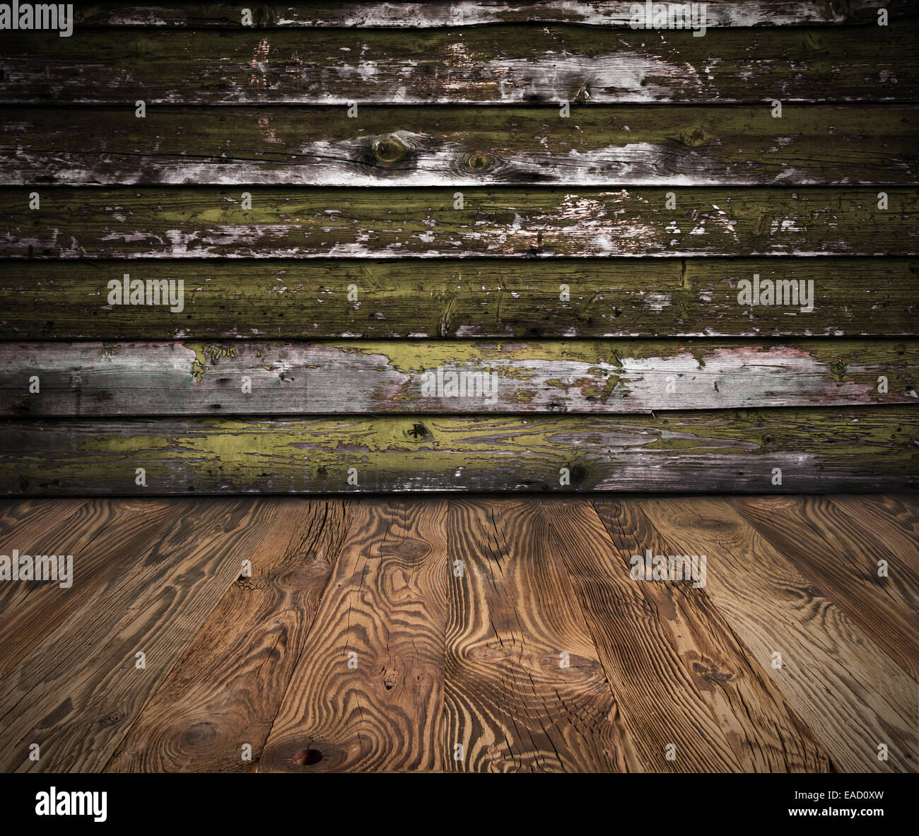 Avec des planches en bois de marbre Banque D'Images