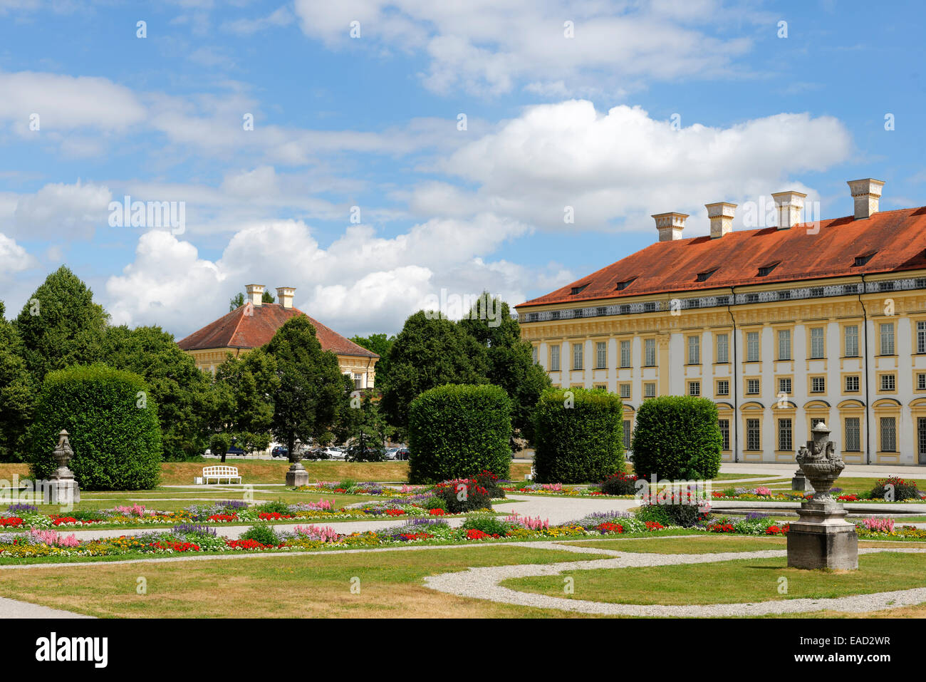 Château de Schleissheim, Oberschleißheim, Haute-Bavière, Bavière, Allemagne Banque D'Images