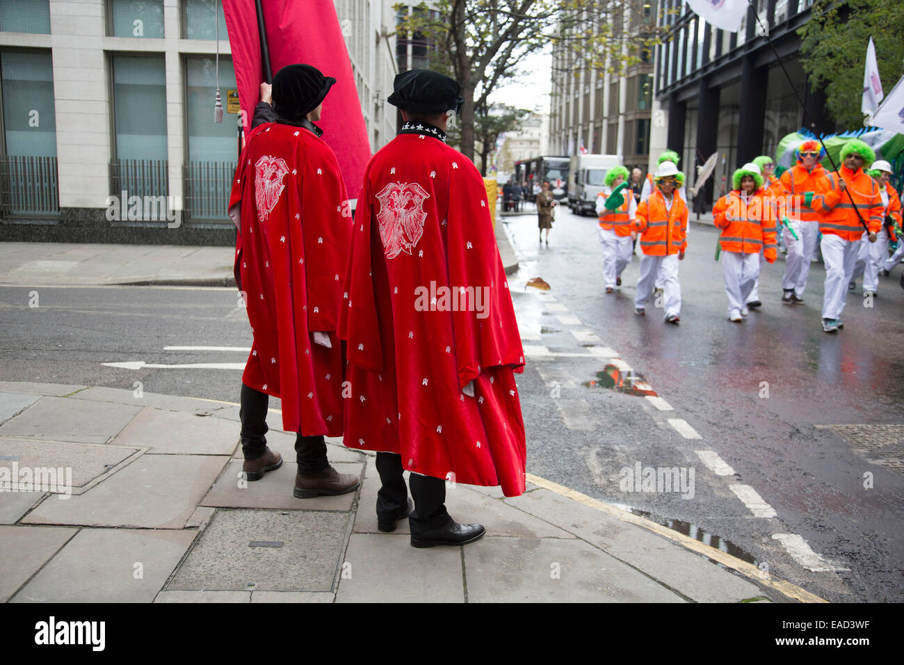 Le maire's Show, l'une des plus anciennes manifestations annuelles, datant du 16ème siècle. Ville de Londres. Banque D'Images