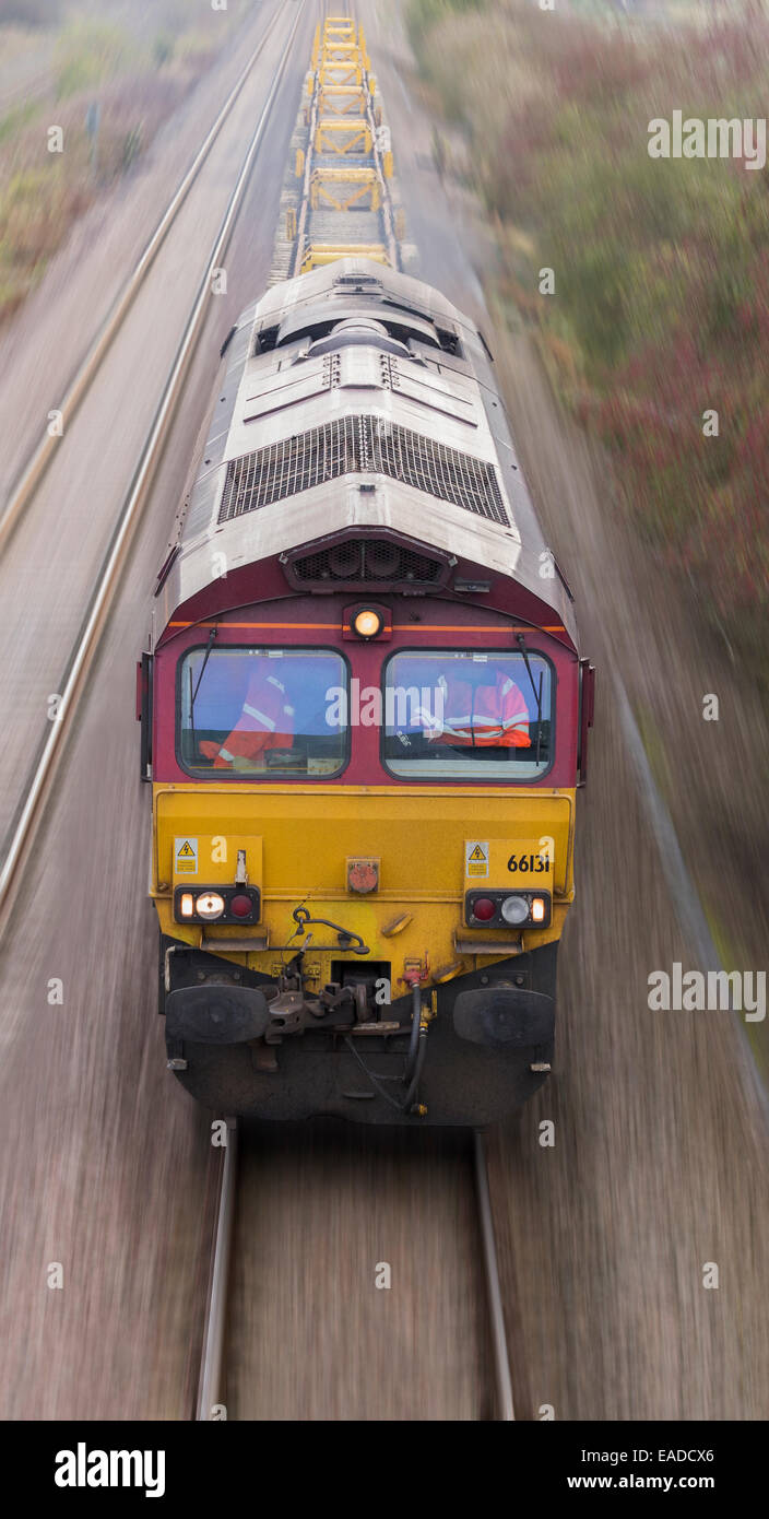 Class 66 Diesel EWS Banque D'Images