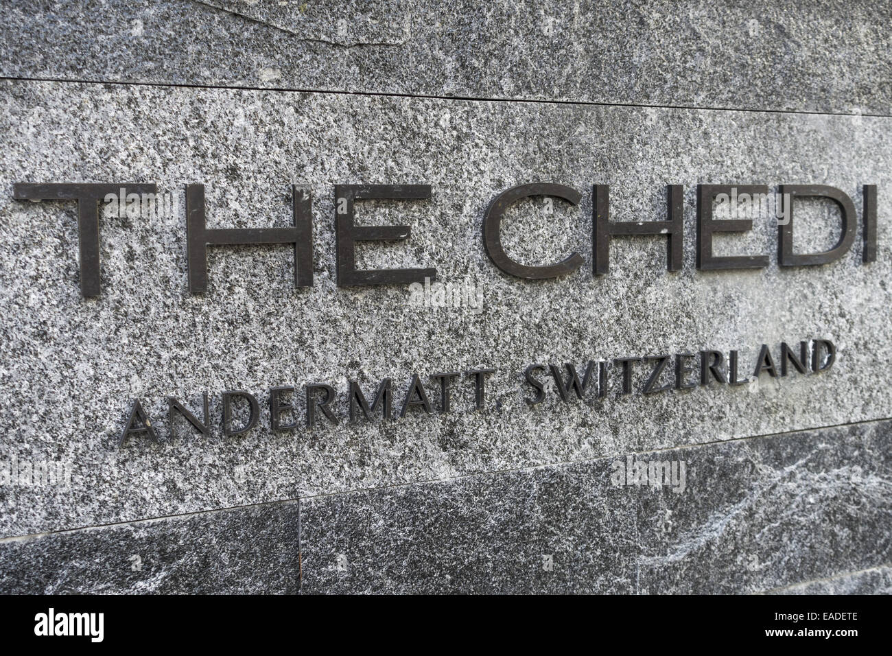 Le Chedi, cinq étoiles de classe supérieure, par l'investisseur Samih Sawiri, Andermatt, Uri, Suisse Banque D'Images