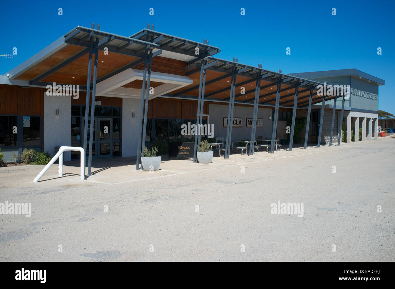 Le motel à Eucla, dans l'ouest de l'Australie sur l'Eyre Highway Banque D'Images