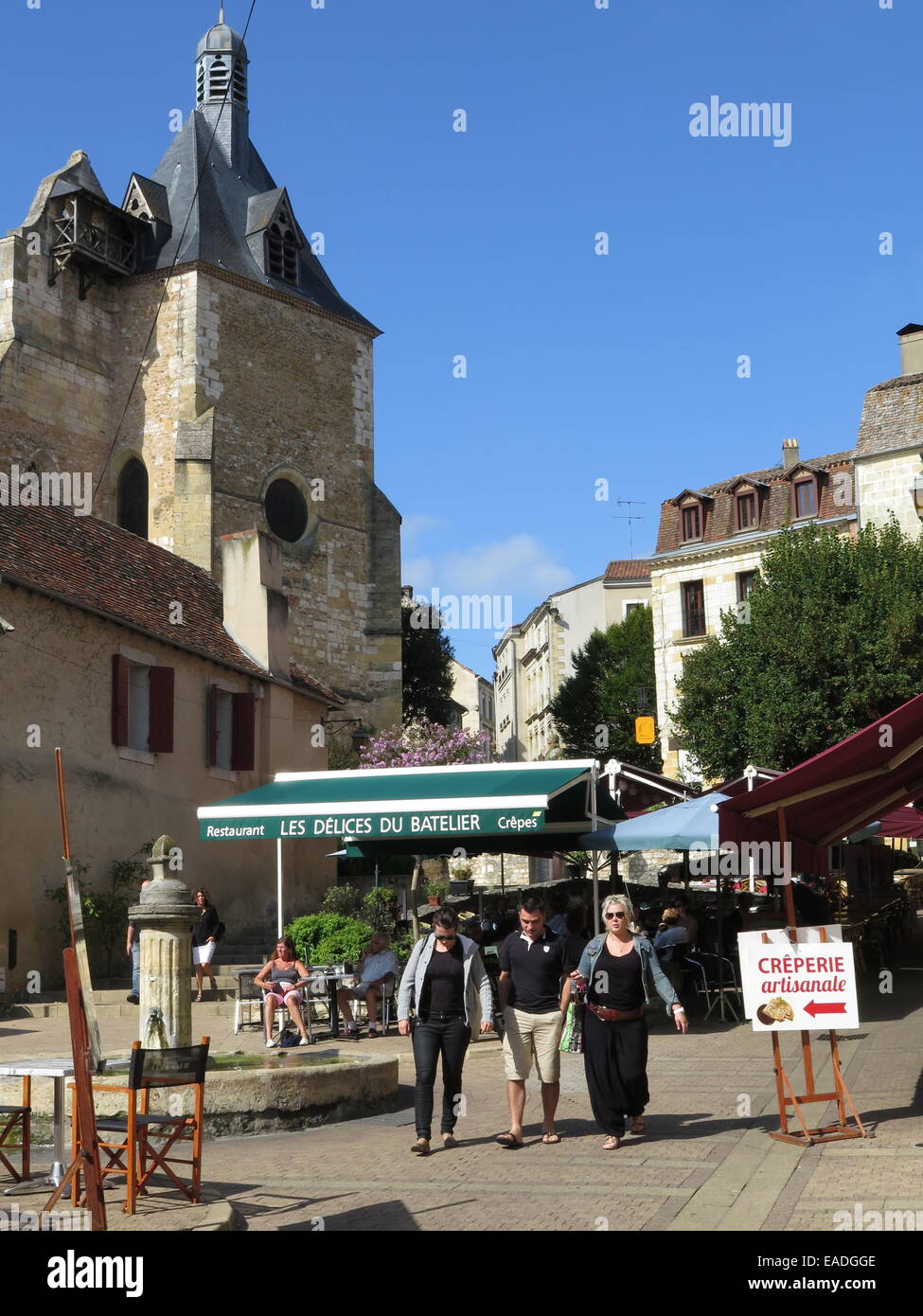 Centre de St Emilion à Bordeaux, France Banque D'Images