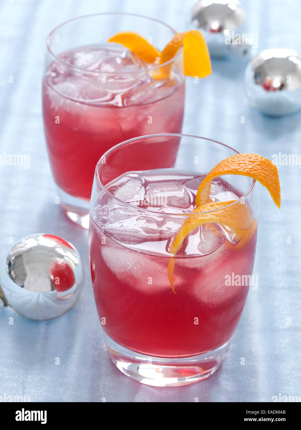 Des cocktails colorés Maison de Vacances Banque D'Images