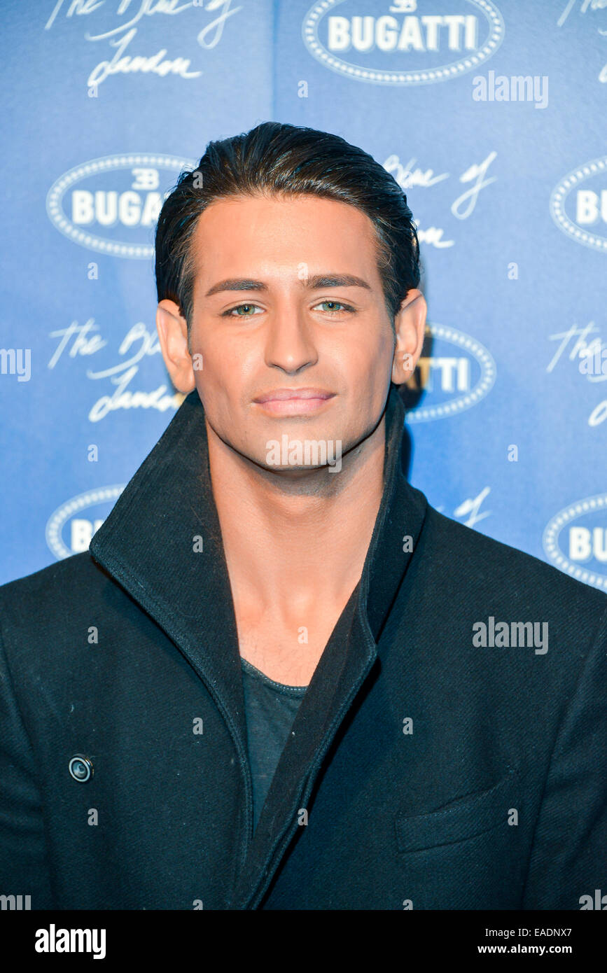 Londres, Royaume-Uni. 11 novembre, 2014. Ollie Locke arrive à la première Boutique Style Bugatti à 24-26 Brompton Rd, London. Credit : Voir Li/Alamy Live News Banque D'Images