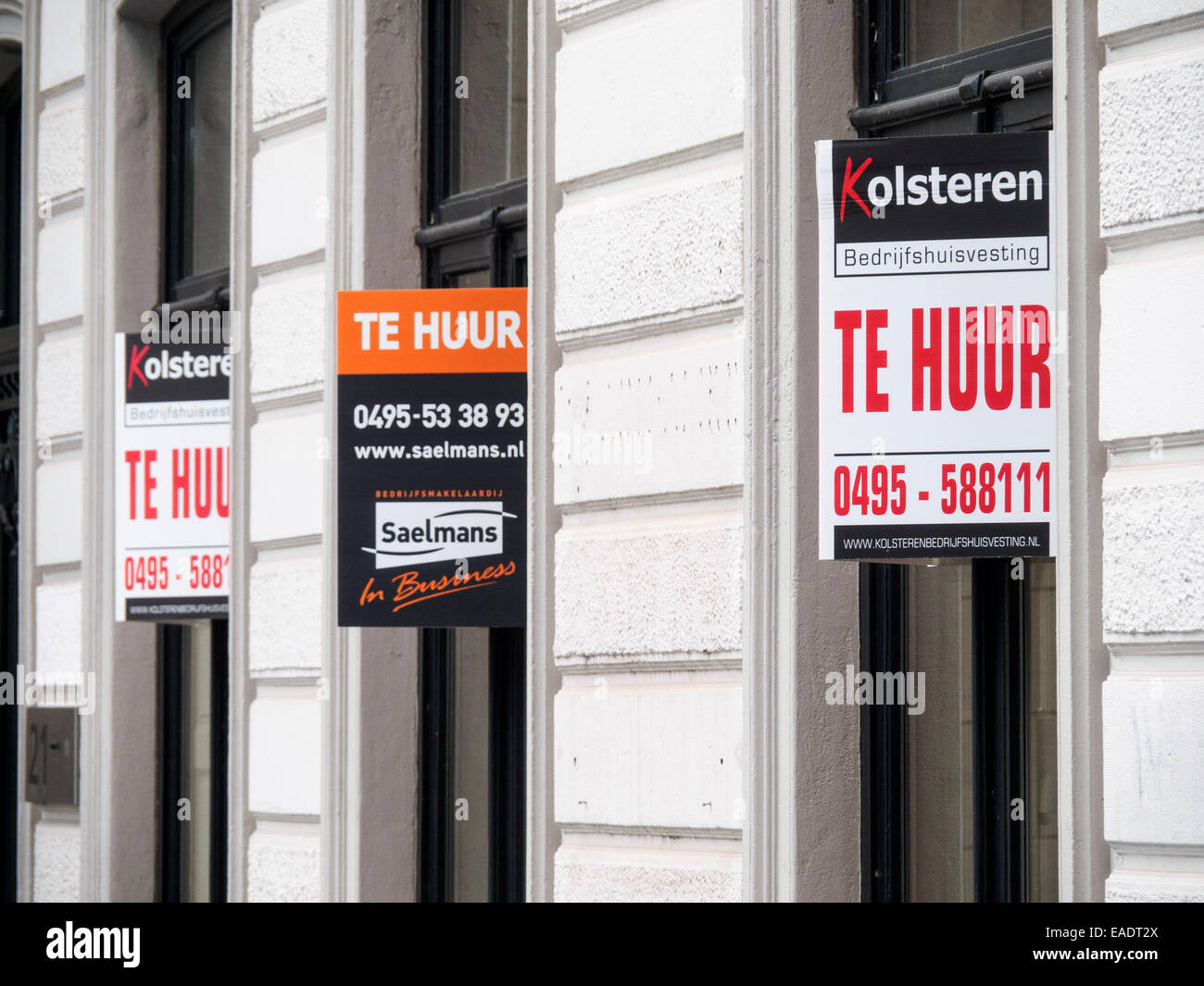 Appartement à louer ouvrir windows à Maastricht, aux Pays-Bas, en Europe Banque D'Images