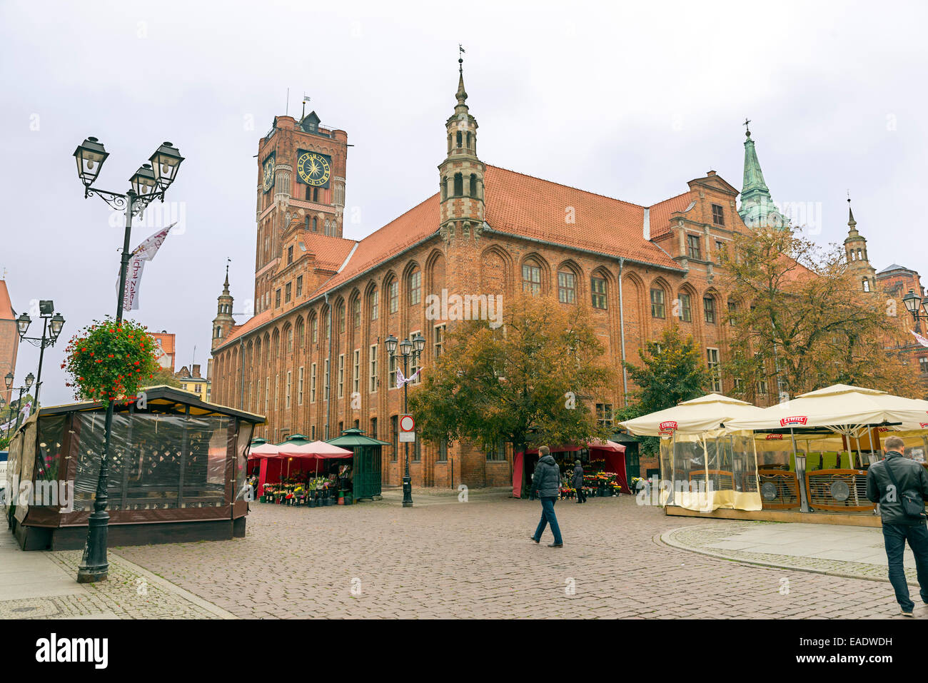 TORUN, Pologne - 23 octobre 2014 : la cité médiévale, lieu de naissance de Nicolas Copernic, est classé parmi les UNESCO World Herita Banque D'Images