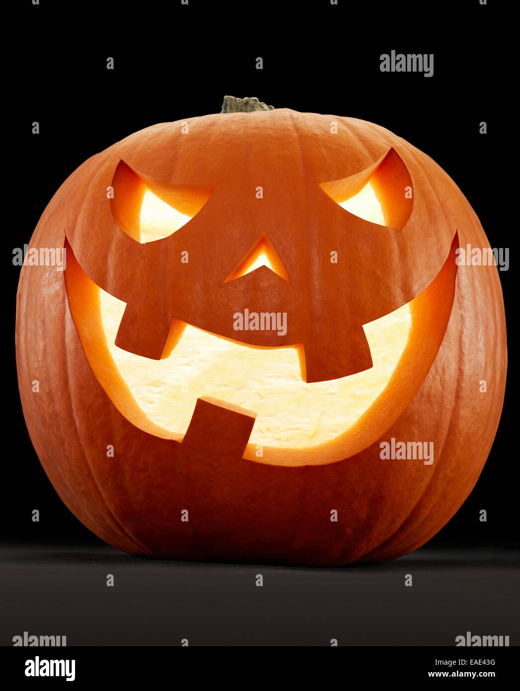 Citrouille Halloween, Jack O'Lantern Banque D'Images