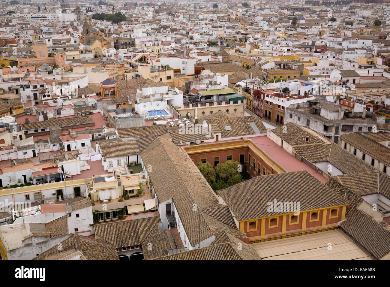 Vue de la ville de Séville, Séville, Séville province, Andalusia, Spain Banque D'Images