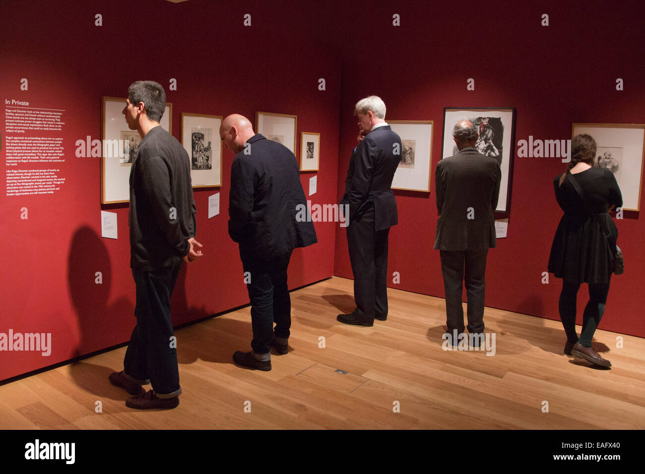 Paula Rego/Honoré Daumier : scandale, les ragots et autres histoires, exposition à la maison de l'illustration, Londres Banque D'Images
