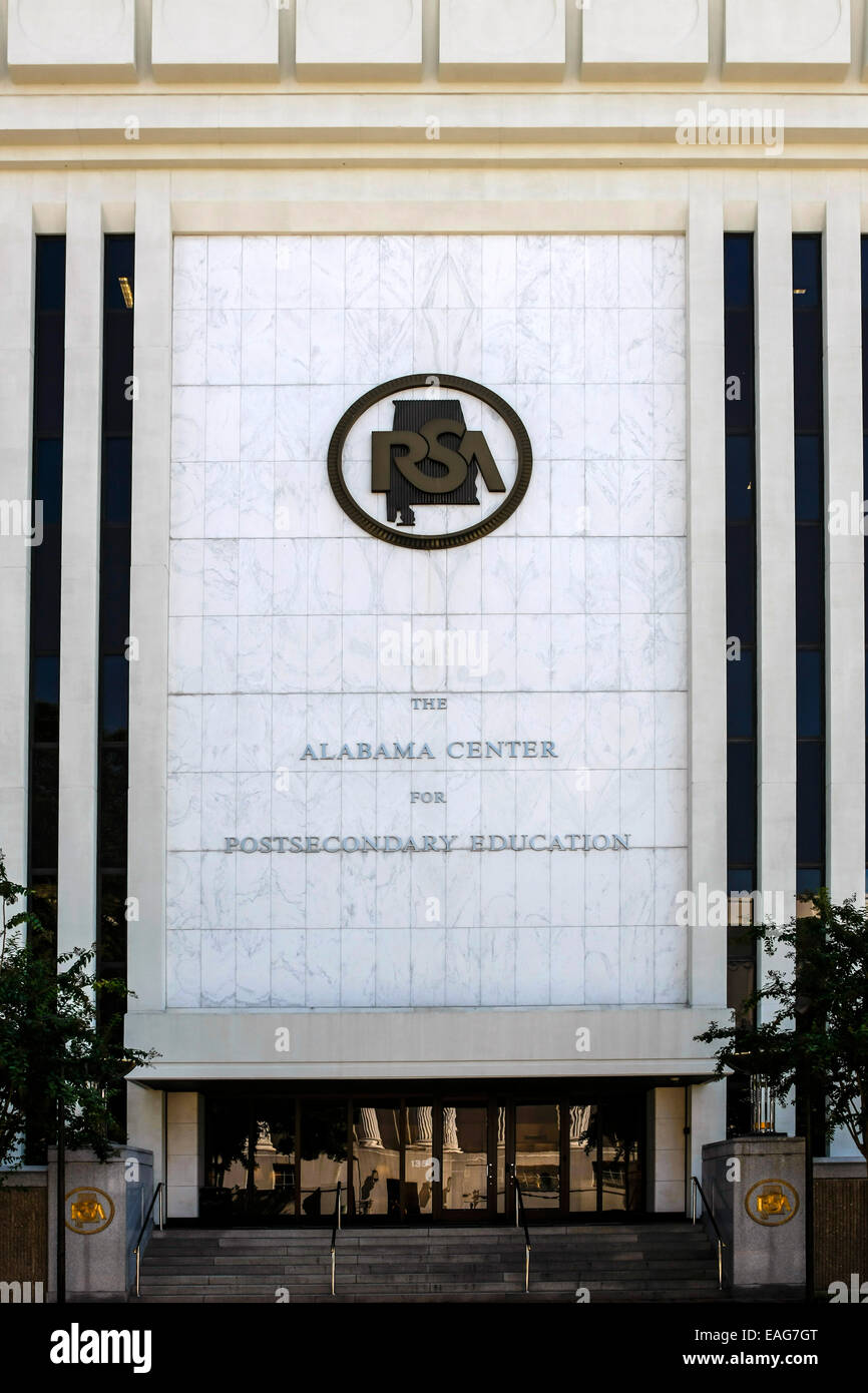 Le Centre de l'Alabama à l'enseignement postsecondaire dans la région de Montgomery Banque D'Images