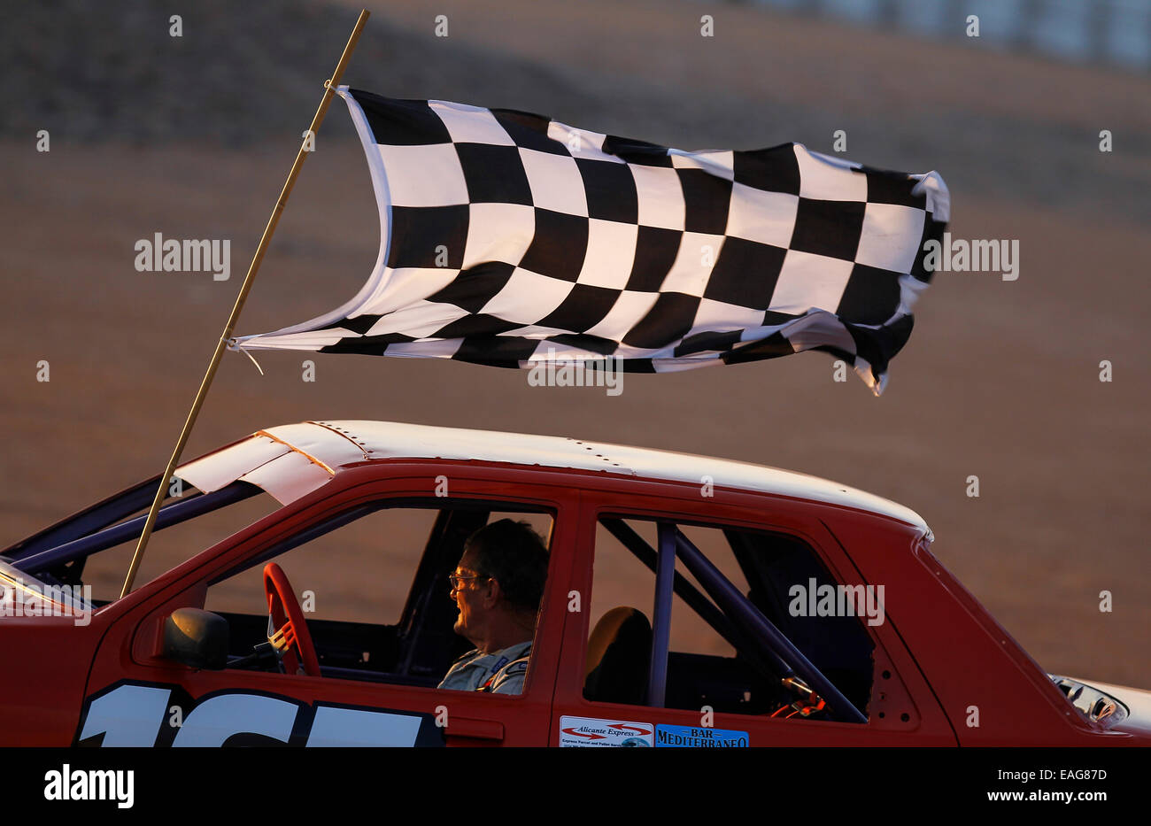 Circuit ovale de Carthagène, courses course de vitesse Banque D'Images