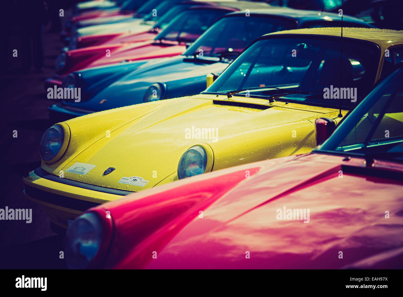 Porsche Classic 911 voitures Banque D'Images