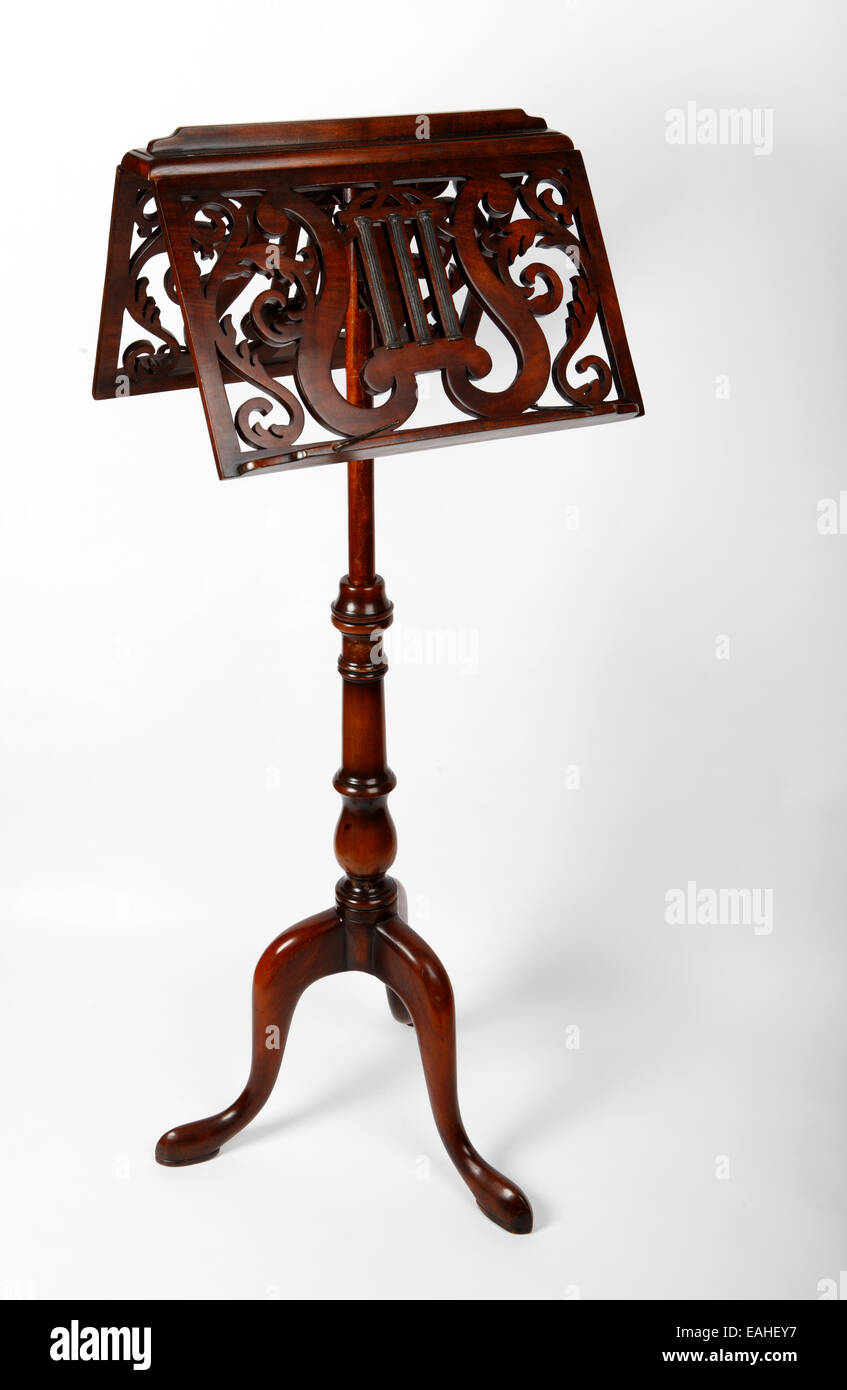 Duet pupitre à musique en bois Banque D'Images