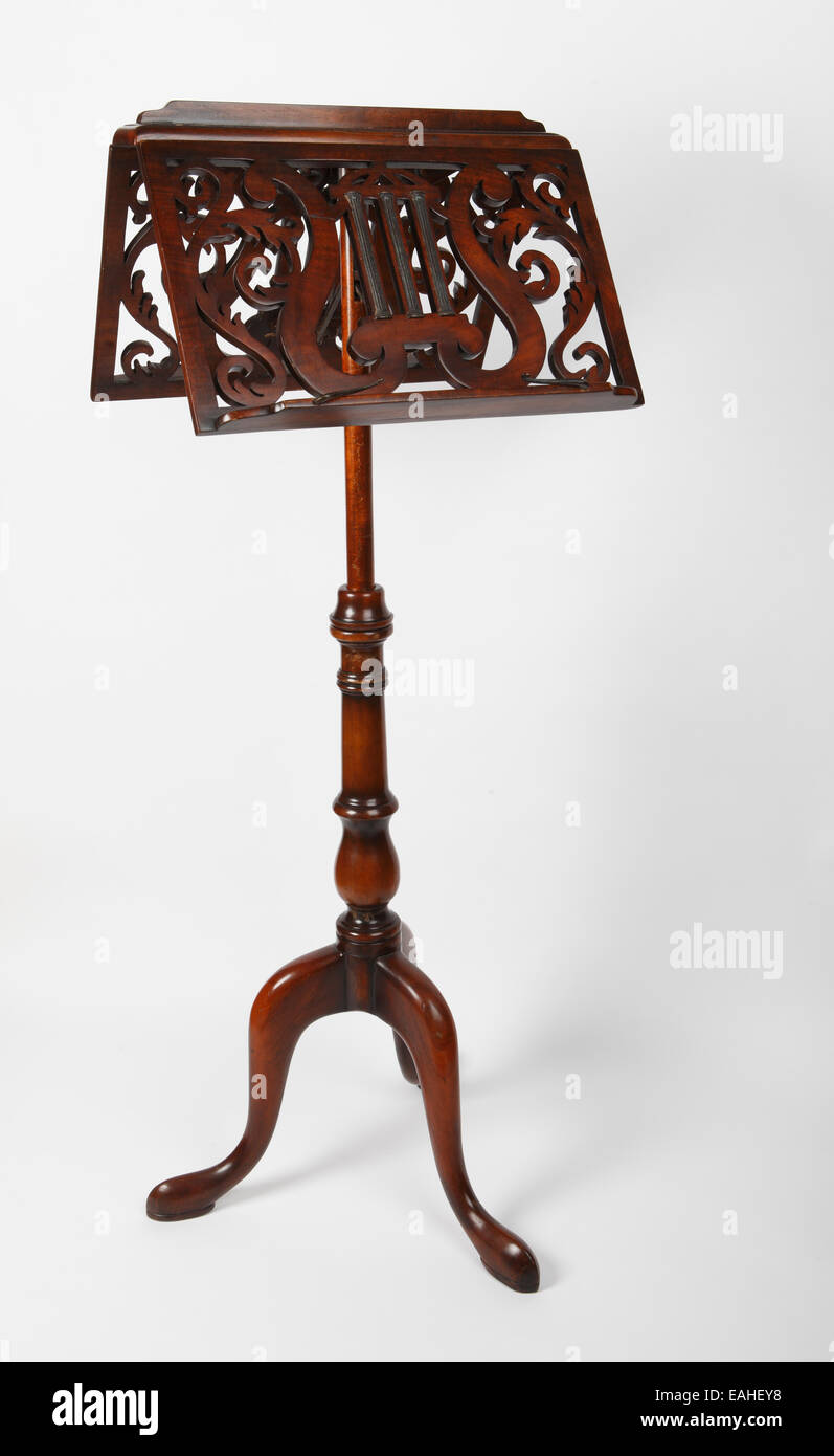 Duet pupitre à musique en bois Banque D'Images