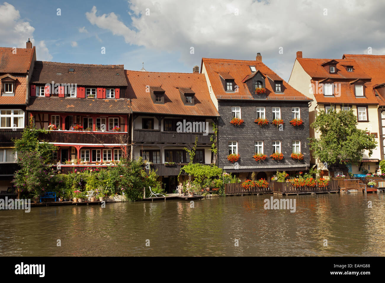 Bamberg : Klein-Venedig Banque D'Images