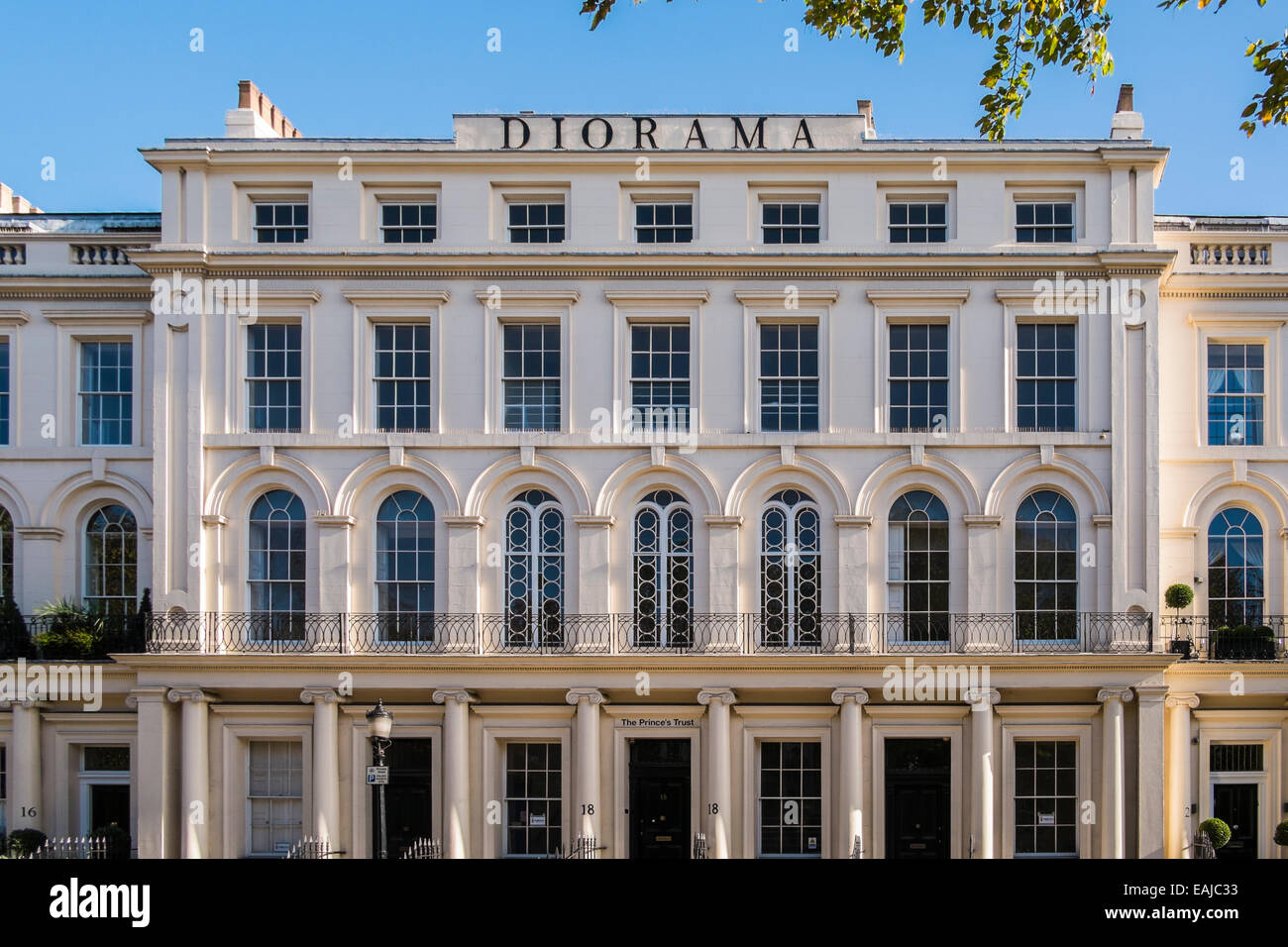 Diorama Arts Building Prince's Trust - Londres Banque D'Images