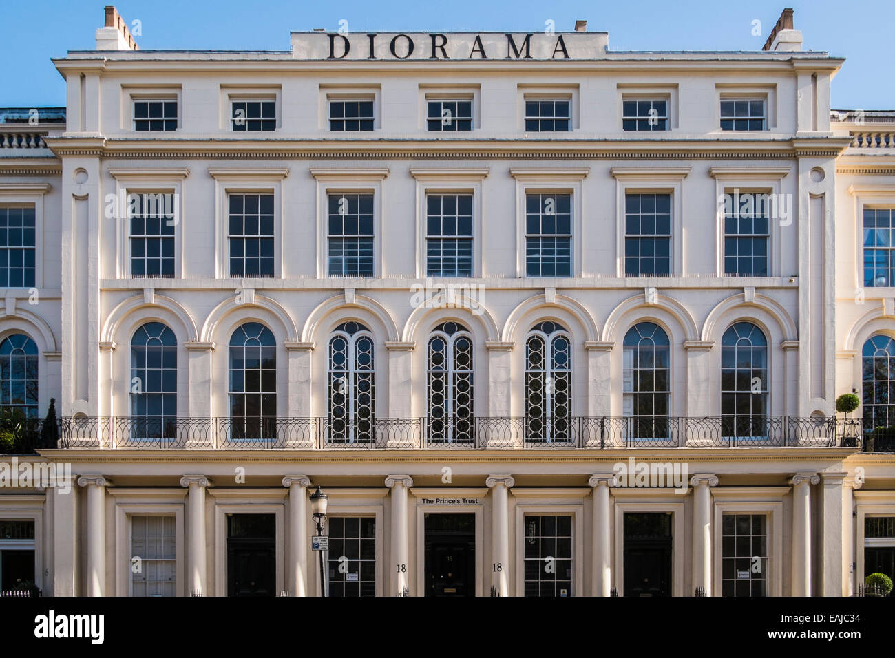 Diorama Arts Building Prince's Trust - Londres Banque D'Images