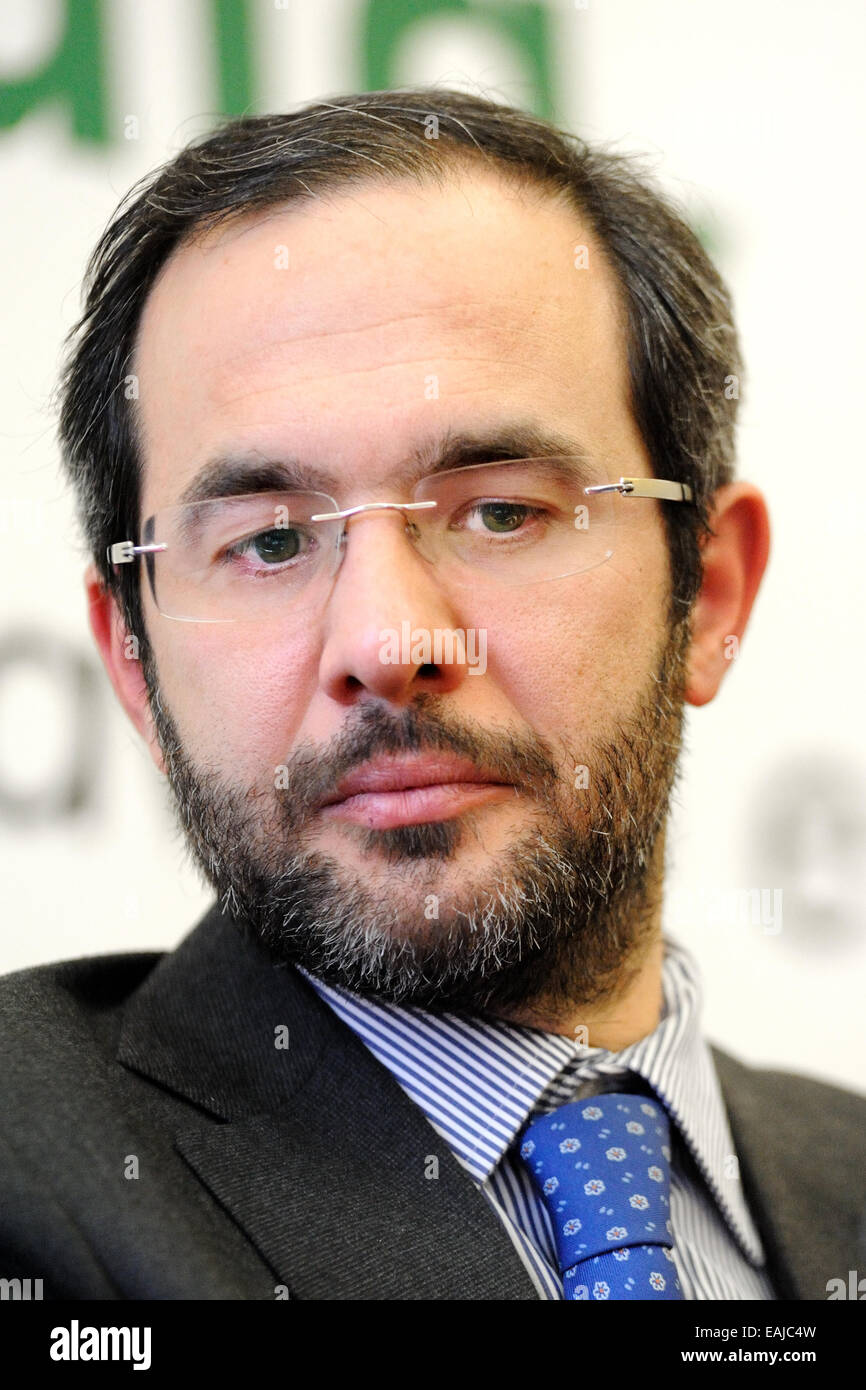Umberto Ambrosoli, Partito Democratico (Parti démocratique). Banque D'Images