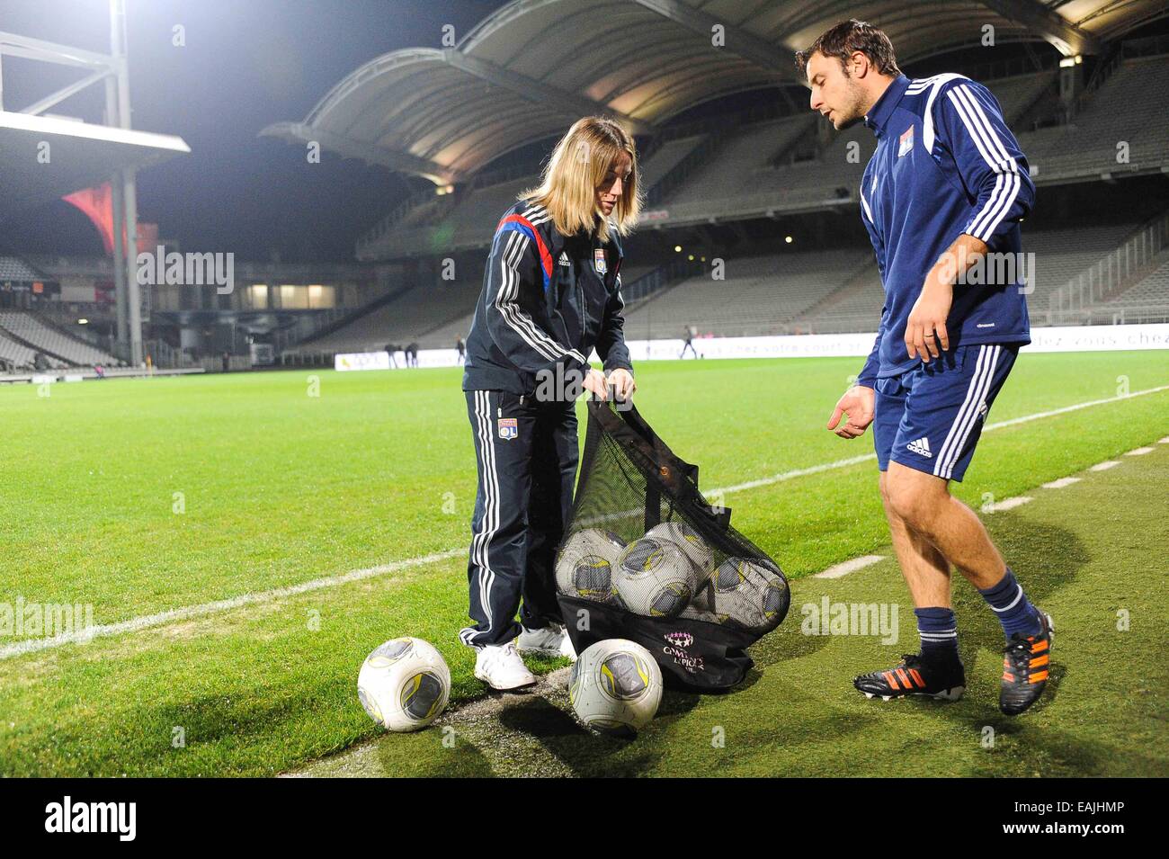 Sonia BOMPASTOR - 12.11.2014 - Lyon/Paris Saint Germain - 1/4 de finale de la Ligue des Champions Retour Photo : Jean Paul Thomas/Icon Sport Banque D'Images