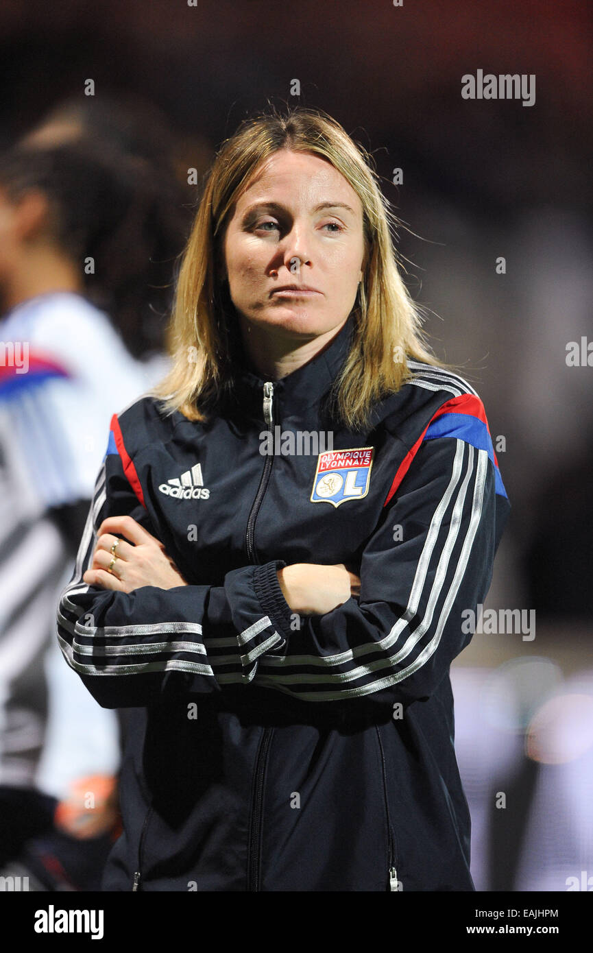 Sonia BOMPASTOR - 12.11.2014 - Lyon/Paris Saint Germain - 1/4 de finale de la Ligue des Champions Retour Photo : Jean Paul Thomas/Icon Sport Banque D'Images