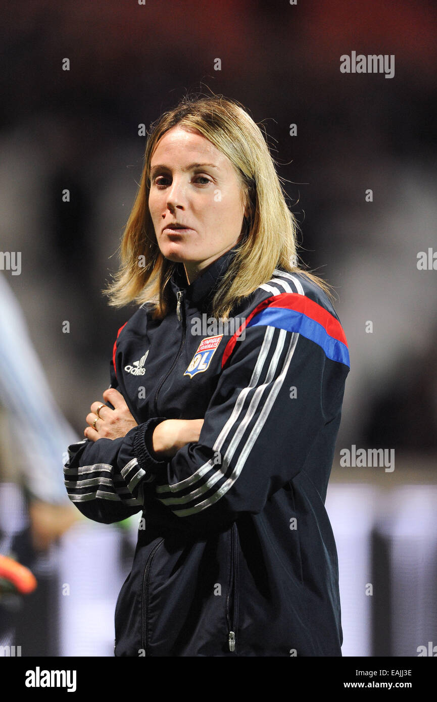Sonia BOMPASTOR - 12.11.2014 - Lyon/Paris Saint Germain - 1/4 de finale de la Ligue des Champions Retour Photo : Jean Paul Thomas/Icon Sport Banque D'Images