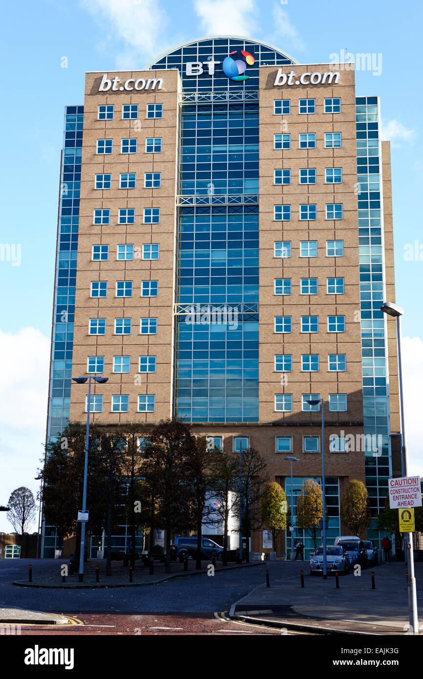 Riverside tower BT Irlande du Nord Belfast bureaux Banque D'Images