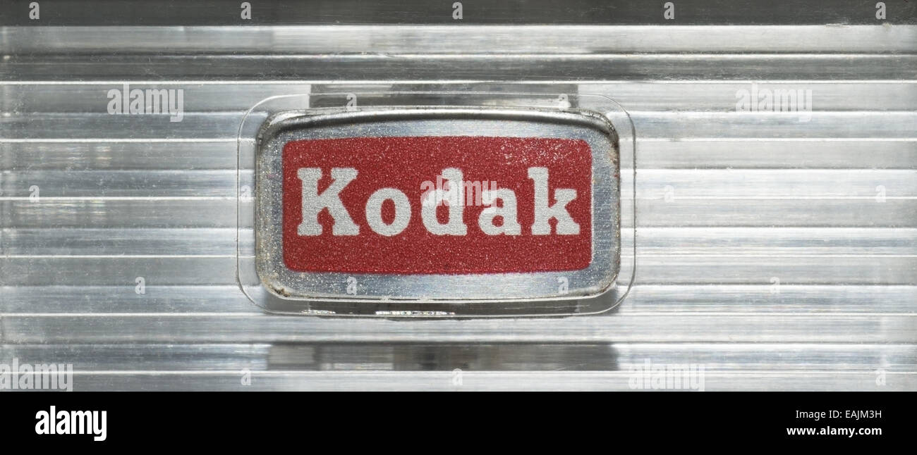 Logo Kodak Bownie utilisé sur un 8mm caméra ciné des années 1960 Banque D'Images